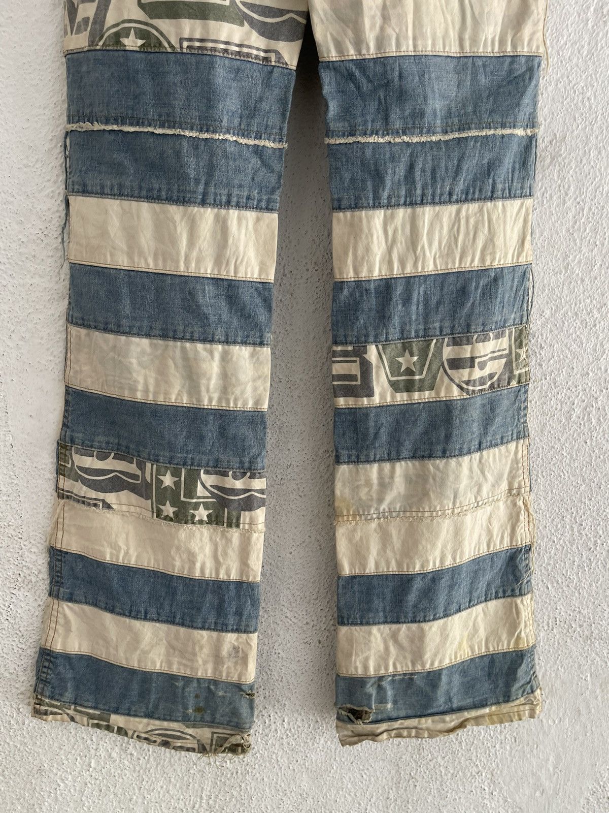 Hysteric Glamour Hysteric Glamour Kinky Hagi Patchwork Distressed Size US 28 / EU 44 - 7 Thumbnail
