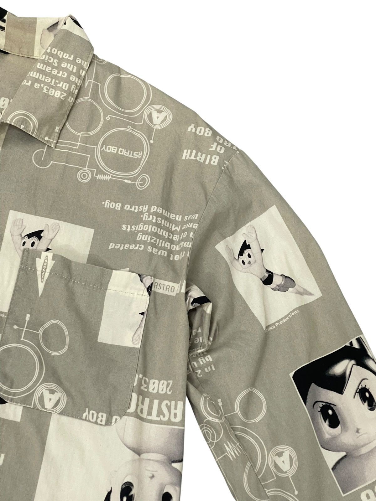 Comme des Garcons × Stussy Vtg Y2K Astro Boy Cam Shirt 3 Quarter 7🟩2 Size US M / EU 48-50 / 2 - 8 Thumbnail