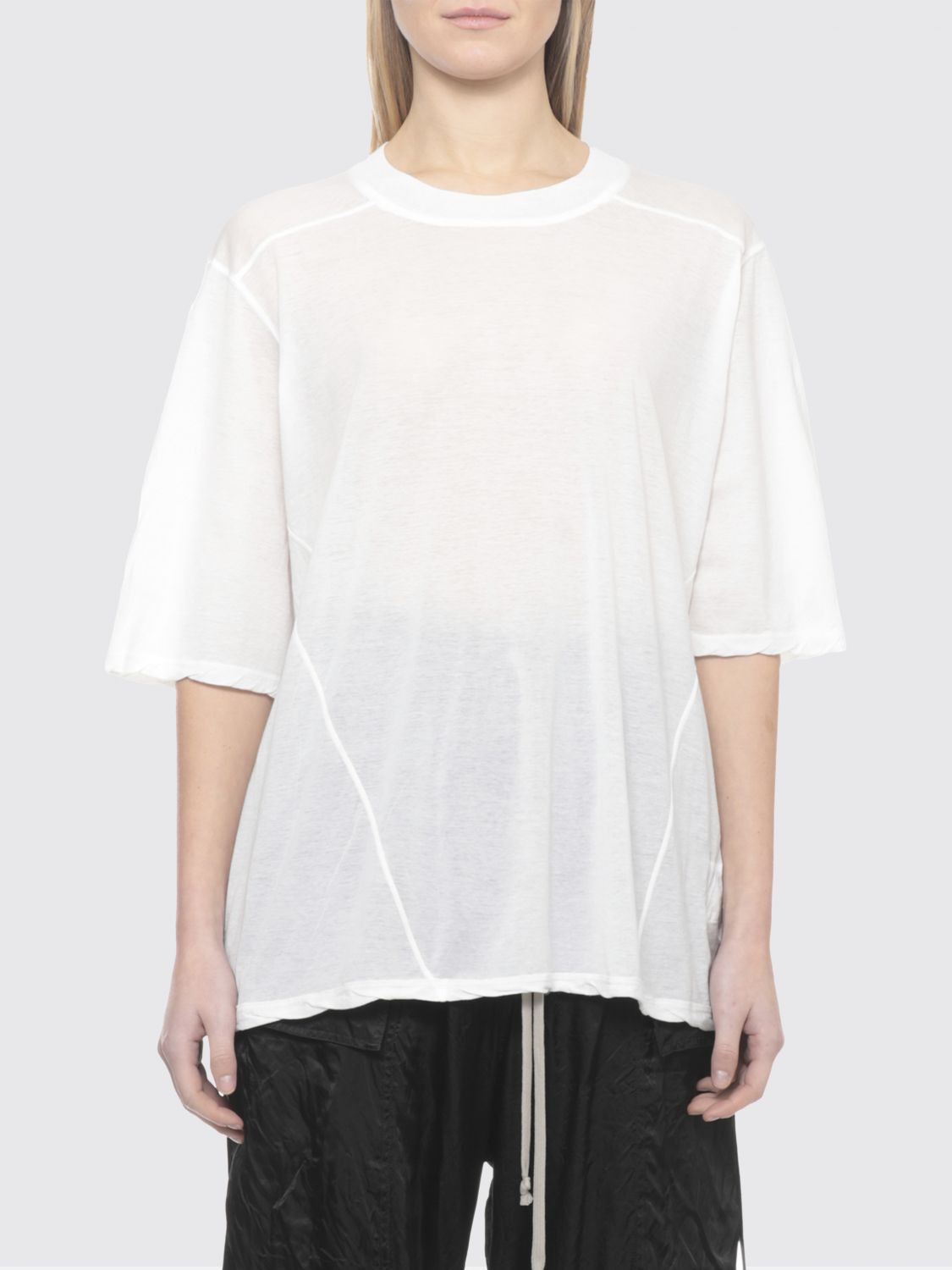 Rick Owens Drkshdw Rick Owens Drkshdw T-Shirt Woman White Size M / US 6-8 / IT 42-44 - 1 Thumbnail