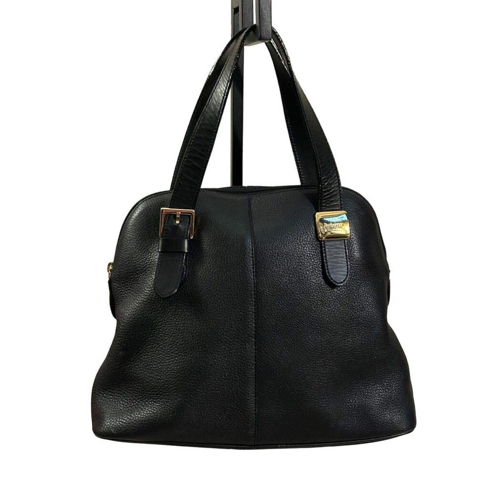 Burberry Authentic BURBERRY Vintage Leather Shoulder Hand Bag Size ONE SIZE - 10 Thumbnail