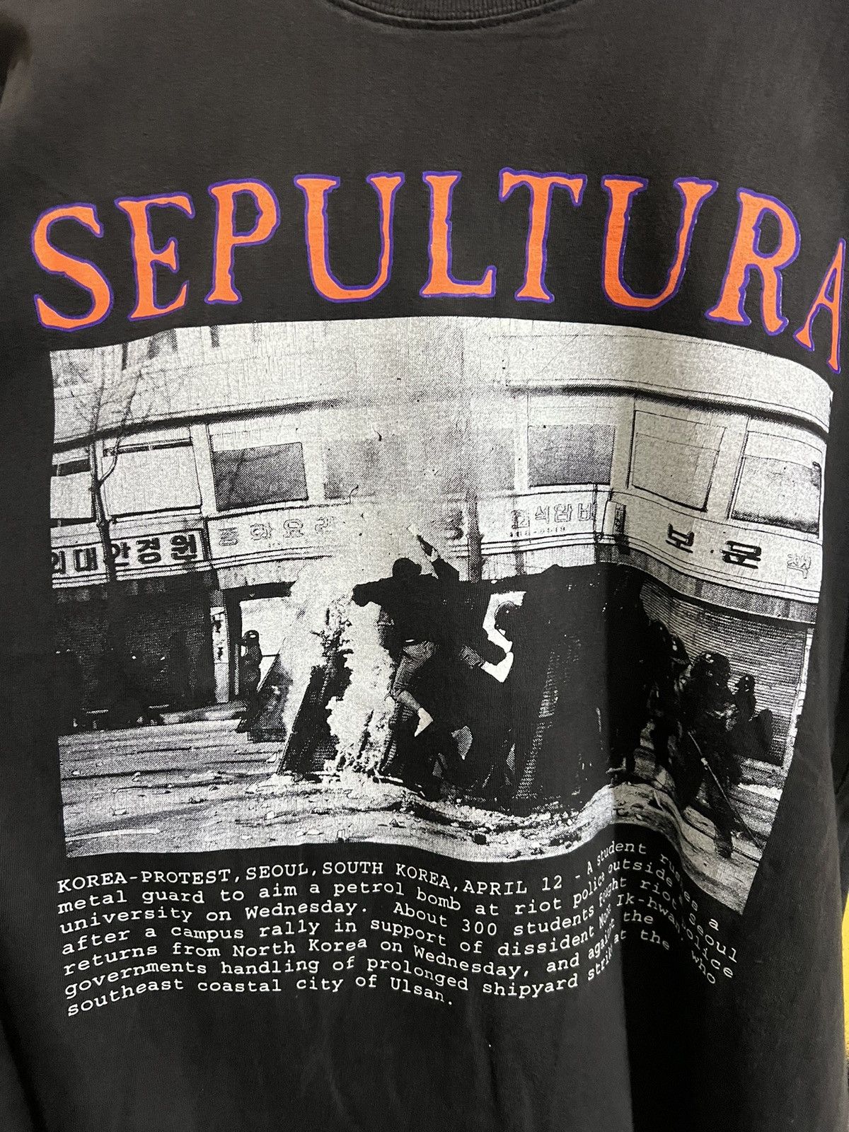 Band Tees × Vintage Sepultura Refuse/Resist ©️1994 Size US L / EU 52-54 / 3 - 8 Thumbnail