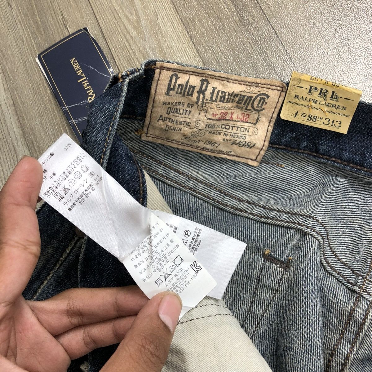 Polo Ralph Lauren × Vintage Vintage Polo Ralph Lauren PRL Distressed Jeans With Tag Size US 34 / EU 50 - 10 Thumbnail
