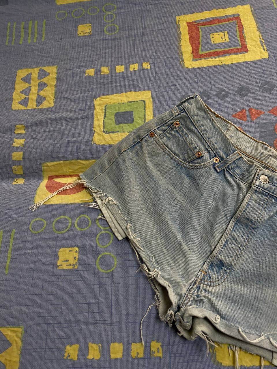 Levi's Levis Womens 501 Shorts Denim Size 34" / US 12 / IT 48 - 4 Thumbnail