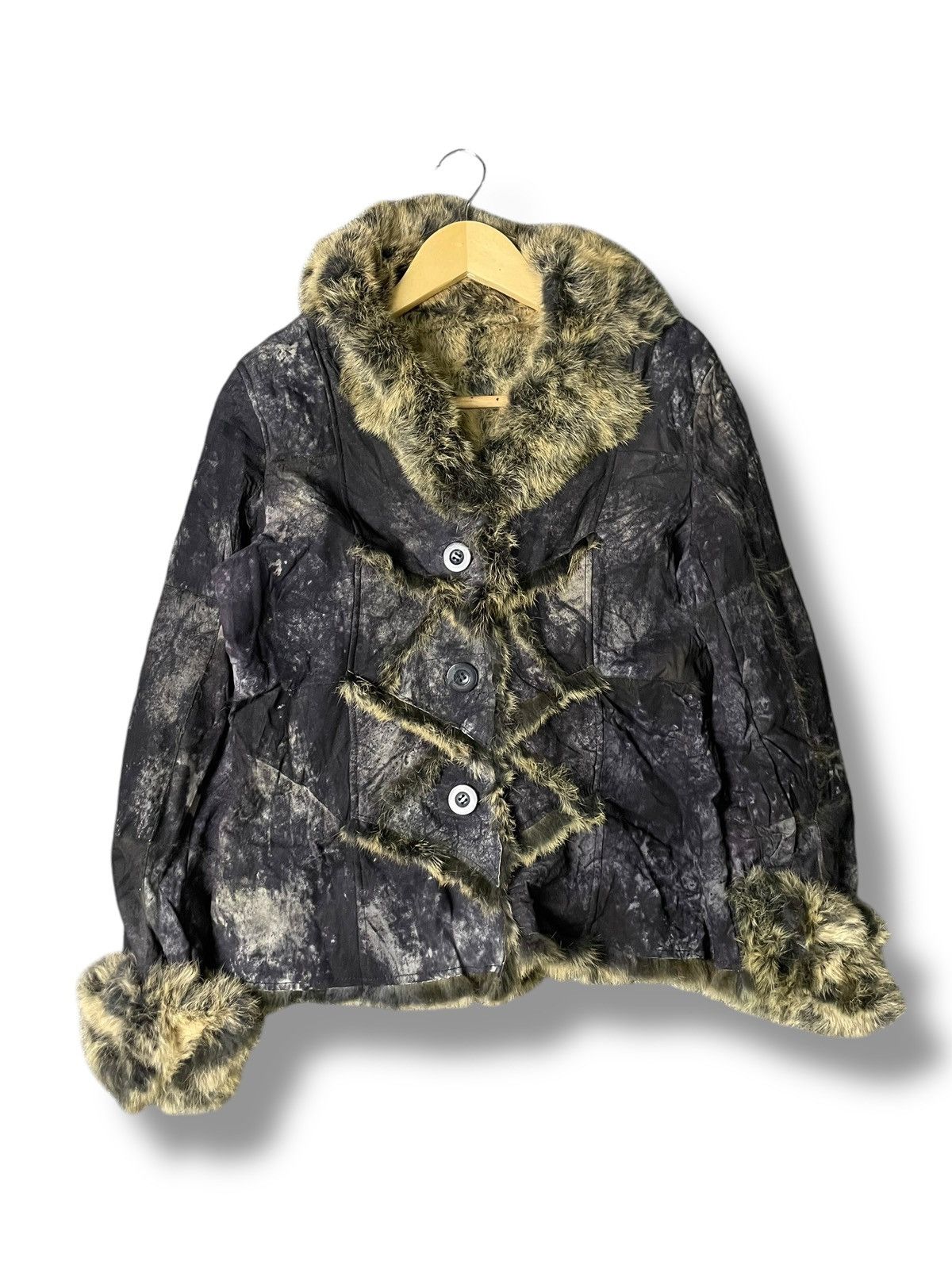 If Six Was Nine × Japanese Brand × Le Grande Bleu (L.G.B.) Japanese Brand Shearling Fur Leather Suede Jacket (70) Size US M / EU 48-50 / 2 - 1 Thumbnail