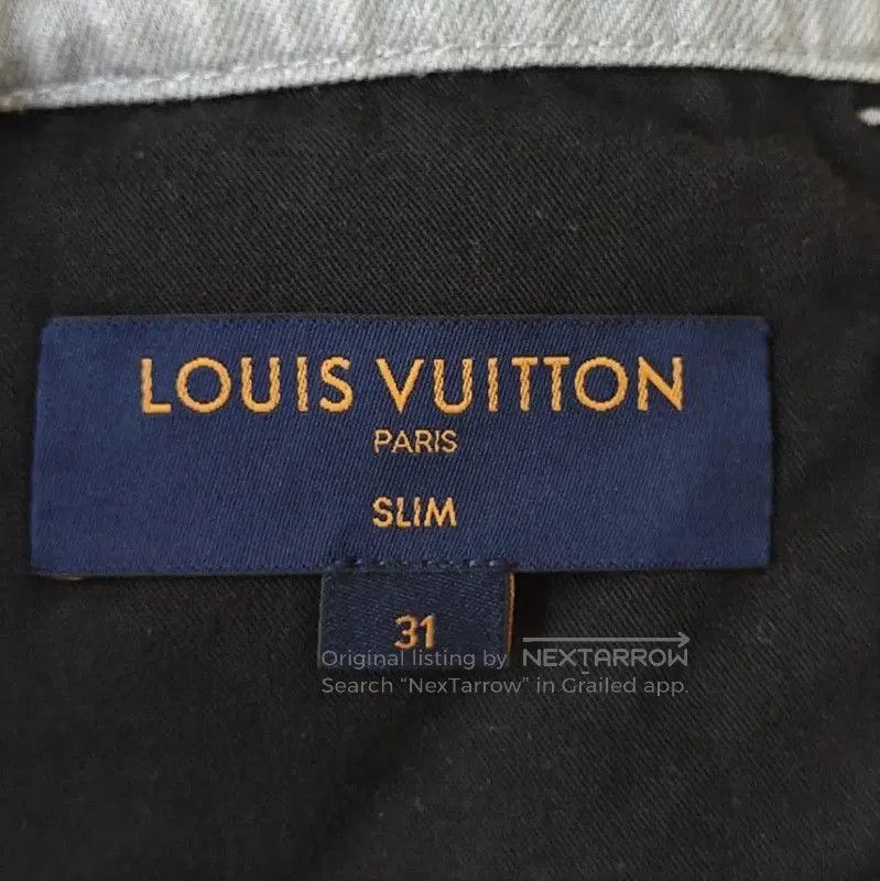 Louis Vuitton Louis Vuitton Gray Cotton Casual Pants for Men . Size US 32 / EU 48 - 5 Thumbnail