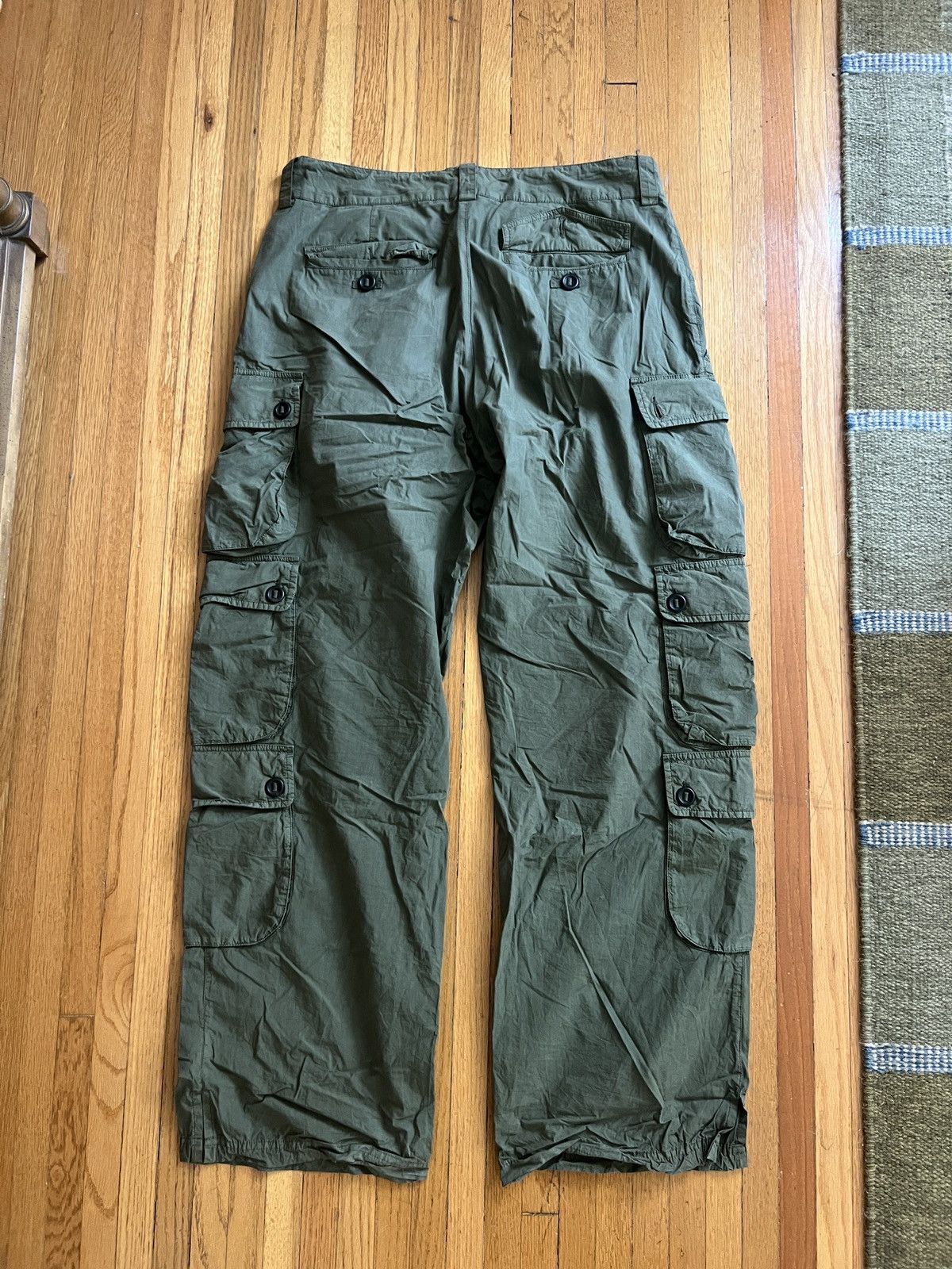 Palm Angels Palm Angels SS21 Paneled Cargo Pant Military Size US 34 / EU 50 - 2 Thumbnail