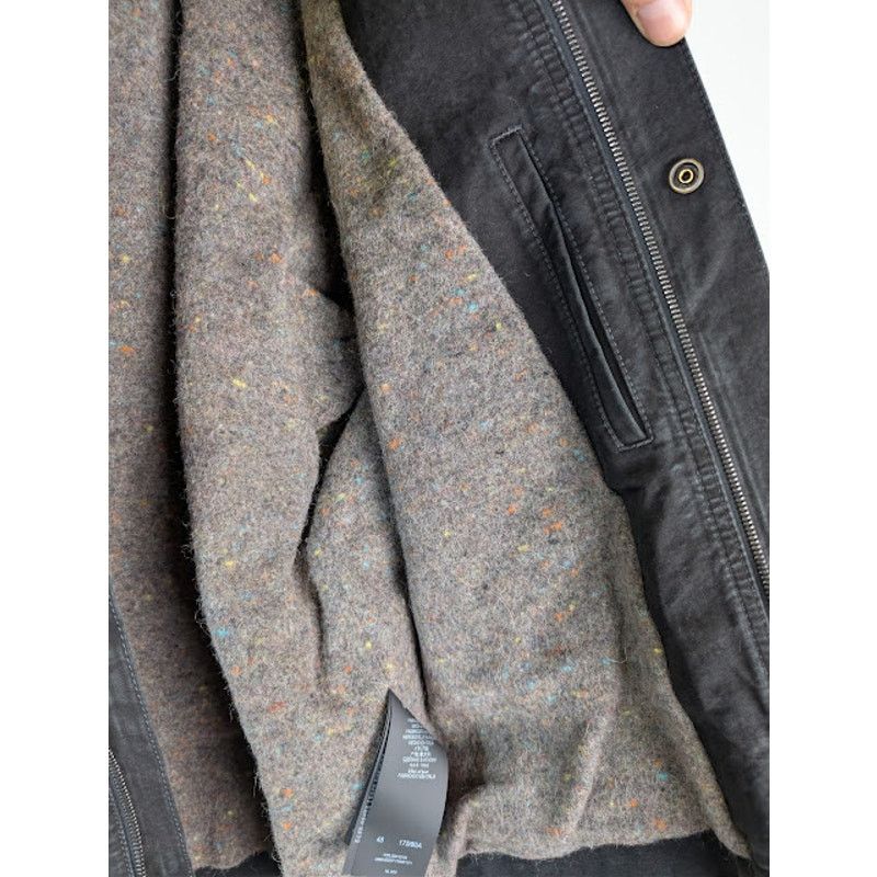 Saint Laurent Paris o1rshd1 Corduroy-Trimmed Cotton Canvas Work Jacket in Black Size US M / EU 48-50 / 2 - 11 Thumbnail
