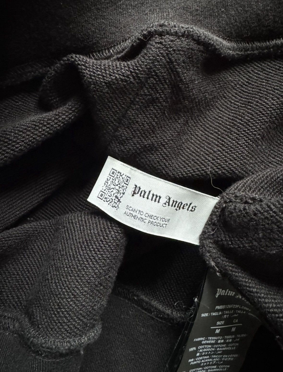 Palm Angels logo-embroidered hoodie