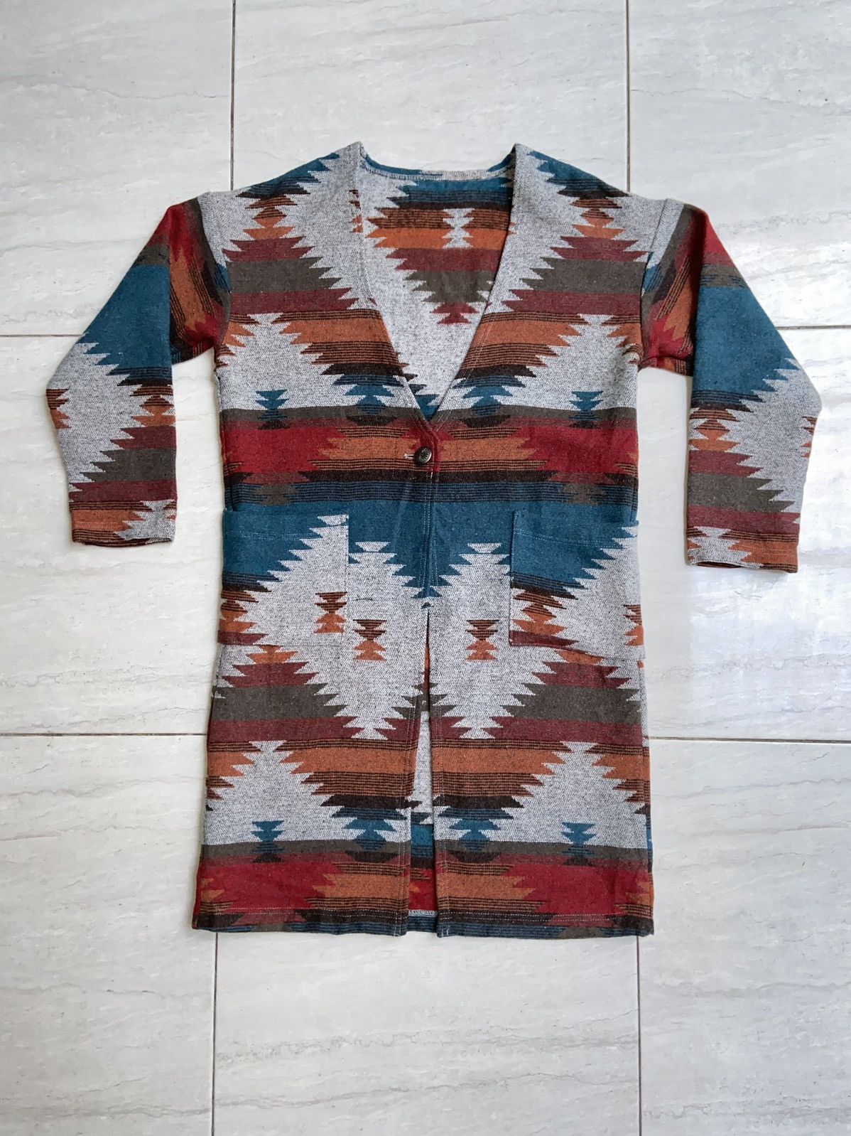 Japanese Brand Navajo Long Jacket Wool Size US M / EU 48-50 / 2 - 1 Thumbnail