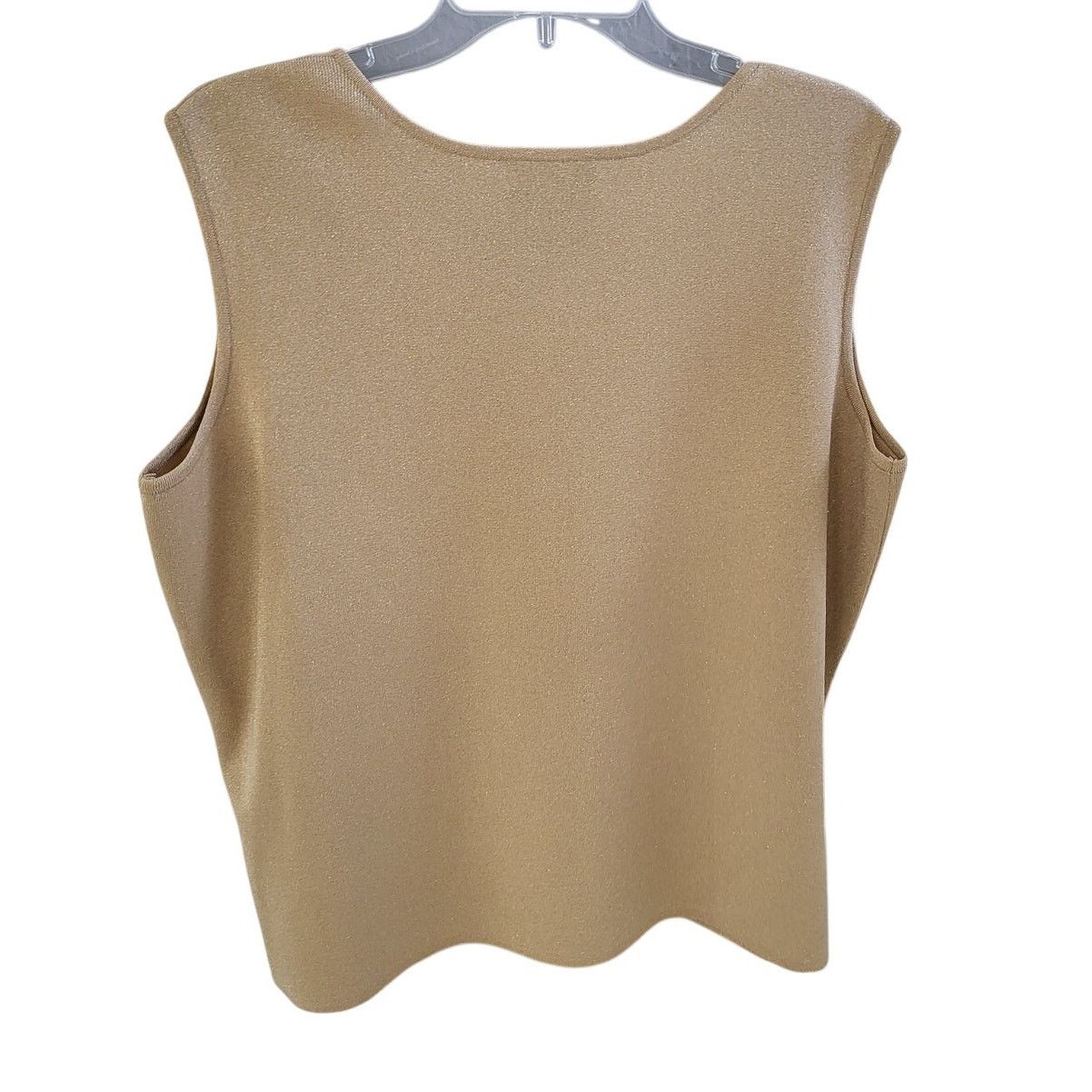 Other Ming Wang Sleeveless Blouse in Gold Shimmer - XL Size XL / US 12-14 / IT 48-50 - 2 Thumbnail