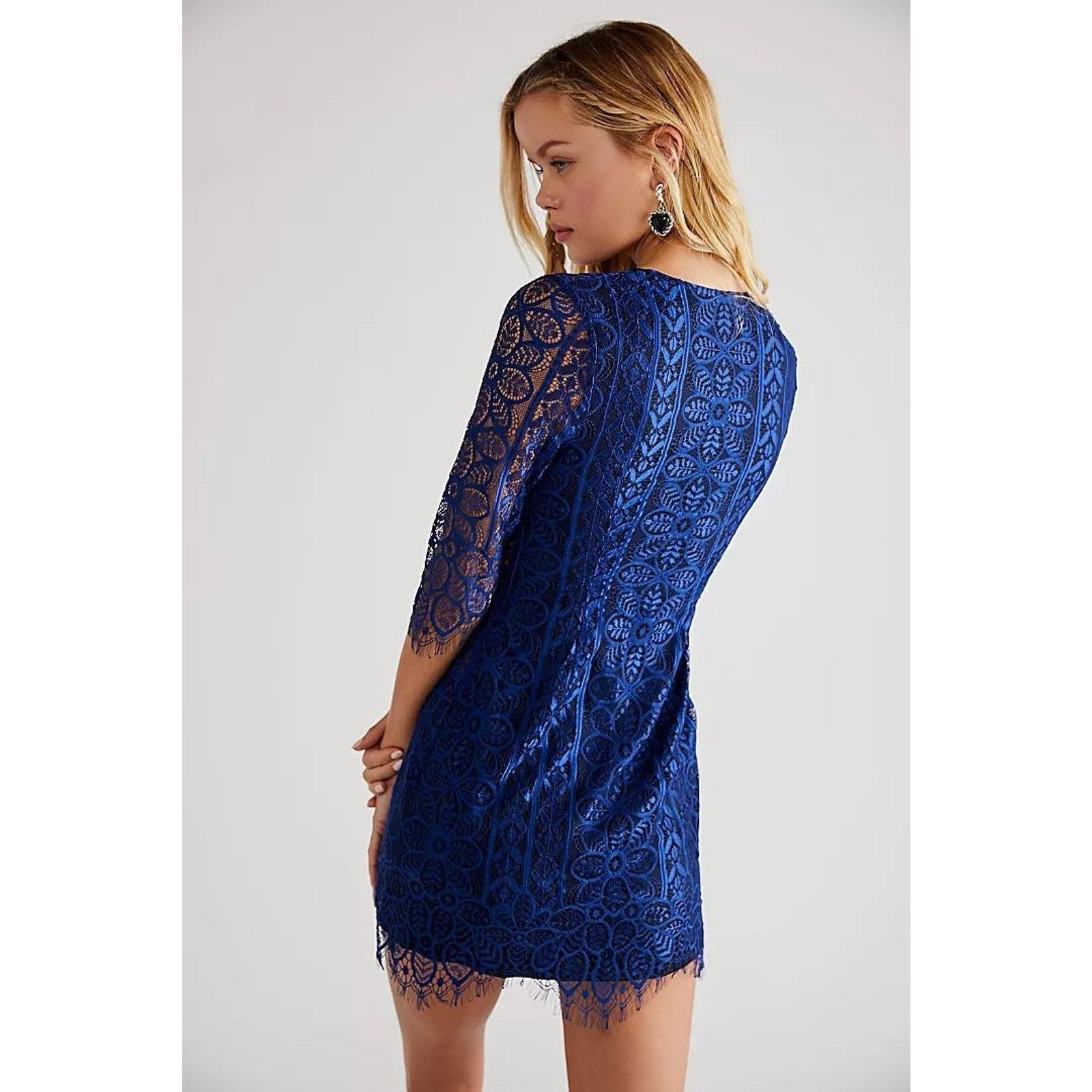 Free People NWT Free People For Love & Lemons Lyla Cocktail Dress $246 L Size L / US 10 / IT 46 - 7 Thumbnail
