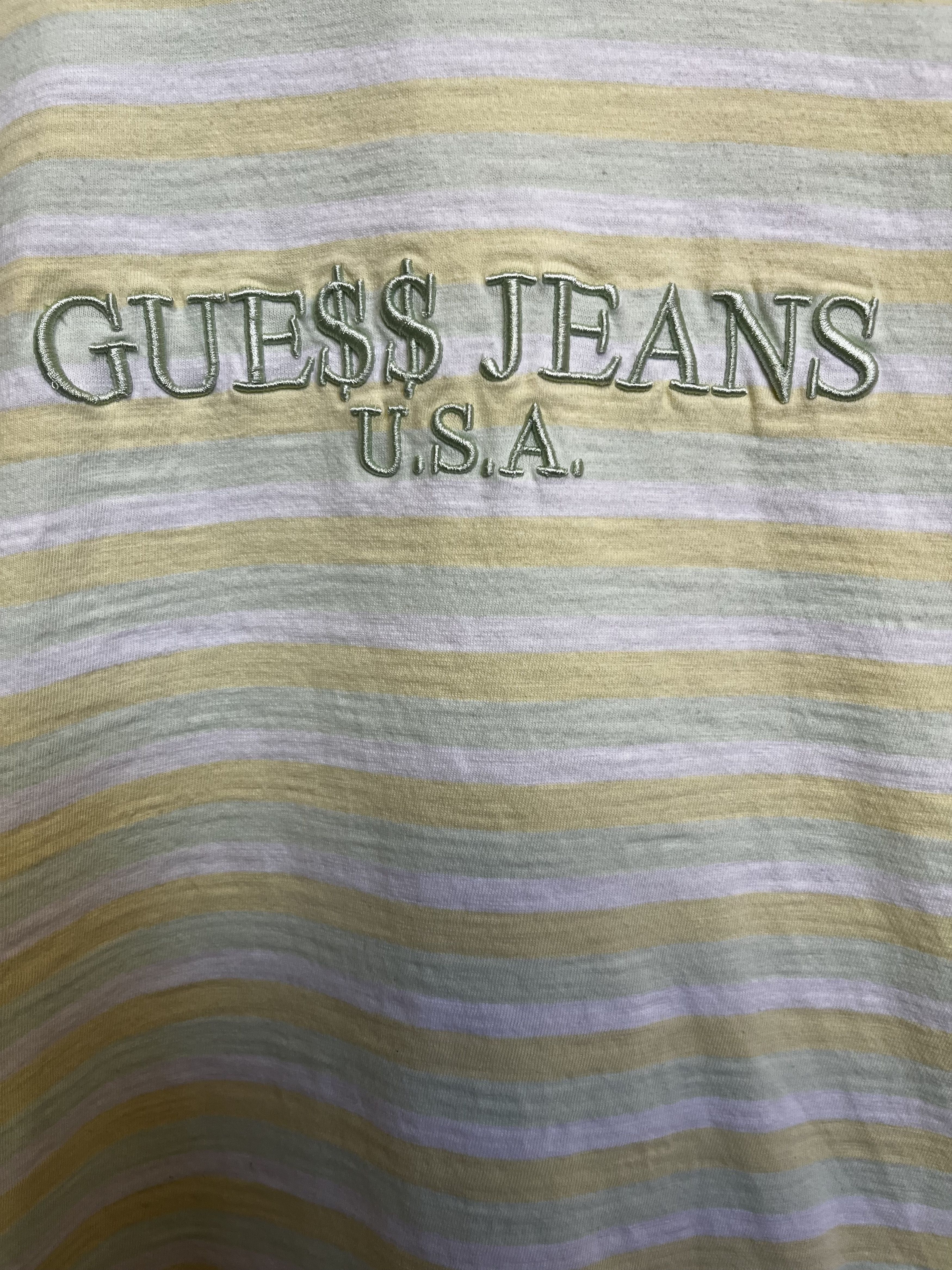 A$AP Rocky × Guess Guess Jeans USA Striped Tee x ASAP Rocky Size US M / EU 48-50 / 2 - 2 Thumbnail