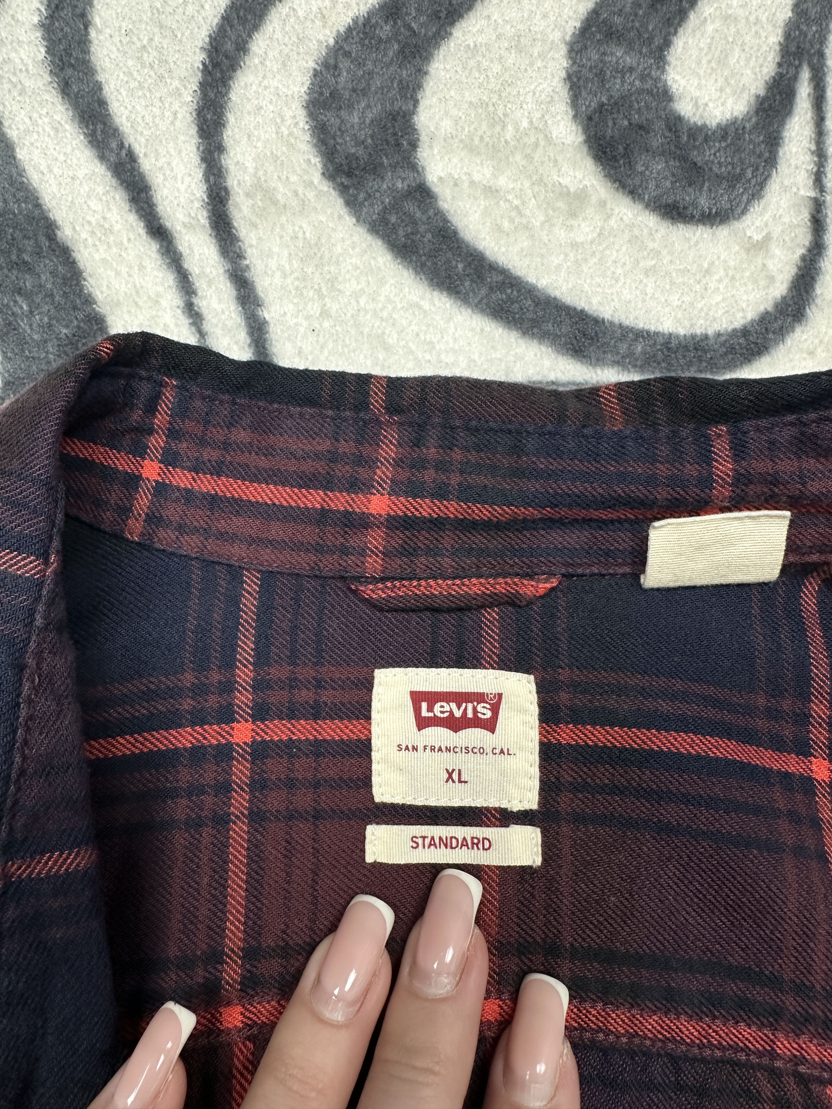Levi's Levi's Flannel Mens Plaid Shirt Y2K Size US XL / EU 56 / 4 - 5 Thumbnail