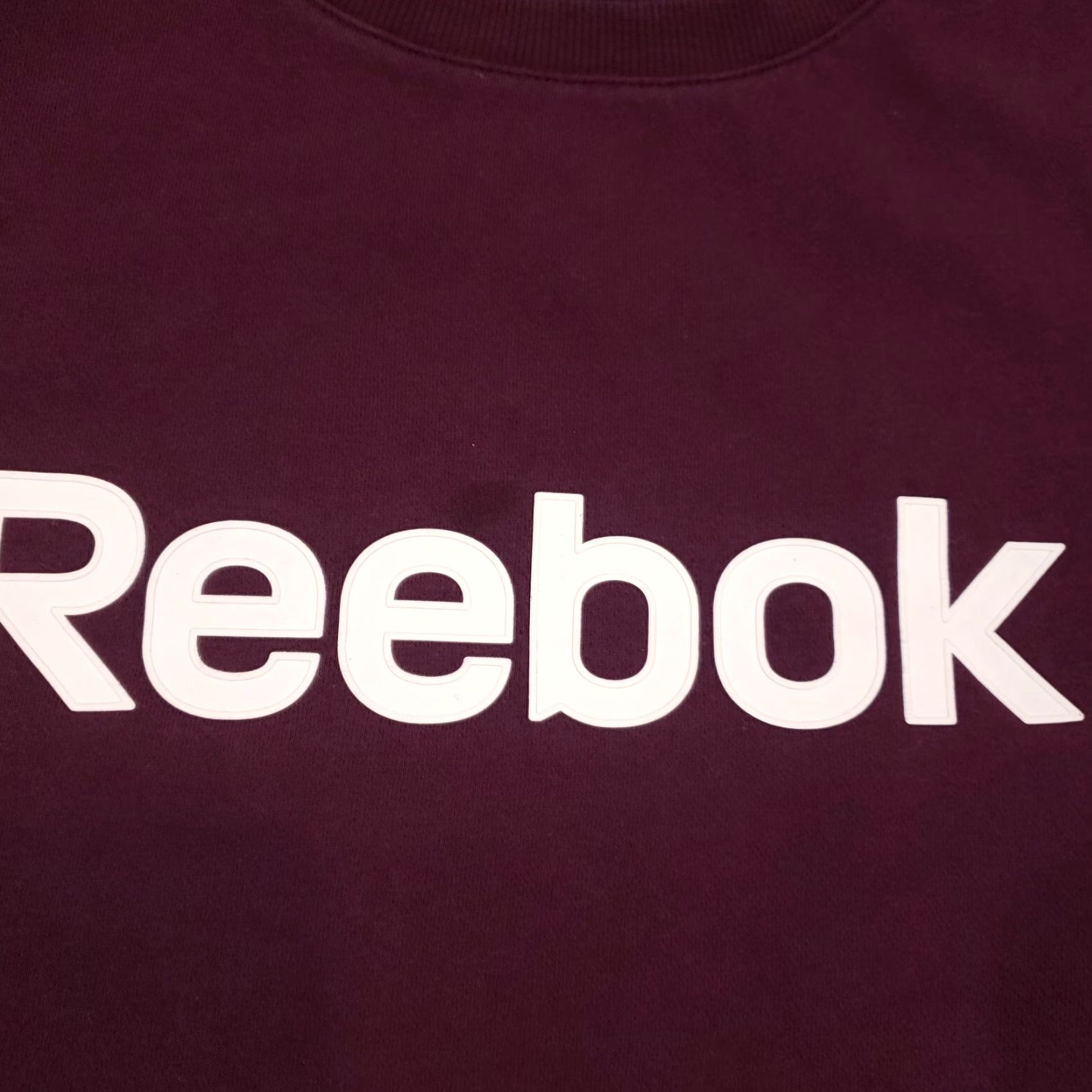 Reebok Reebok Womens Sweatshirt Medium Purple Pullover Crew Neck Long Sleeve Activewear Size M / US 6-8 / IT 42-44 - 7 Thumbnail