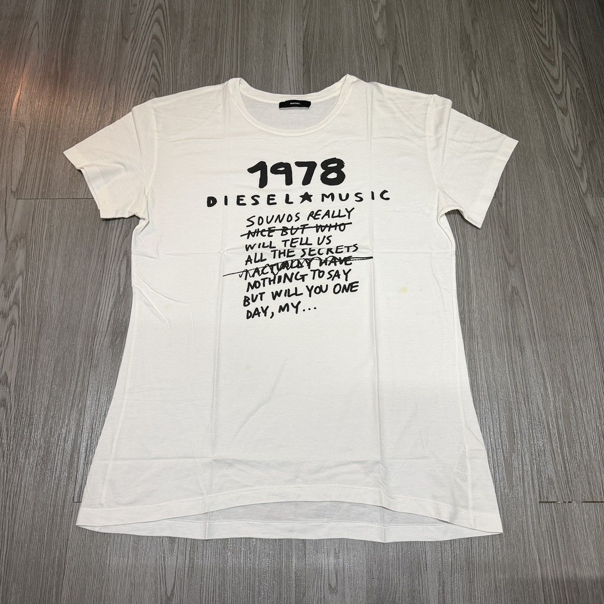 Diesel Diesel Music 1978 Tshirt Size US M / EU 48-50 / 2 - 1 Thumbnail