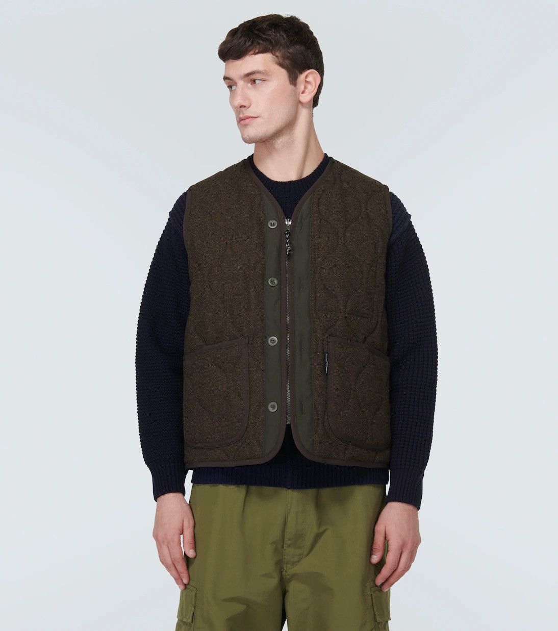 Comme des Garcons Homme Wool Vest Puffer Size US L / EU 52-54 / 3 - 2 Thumbnail