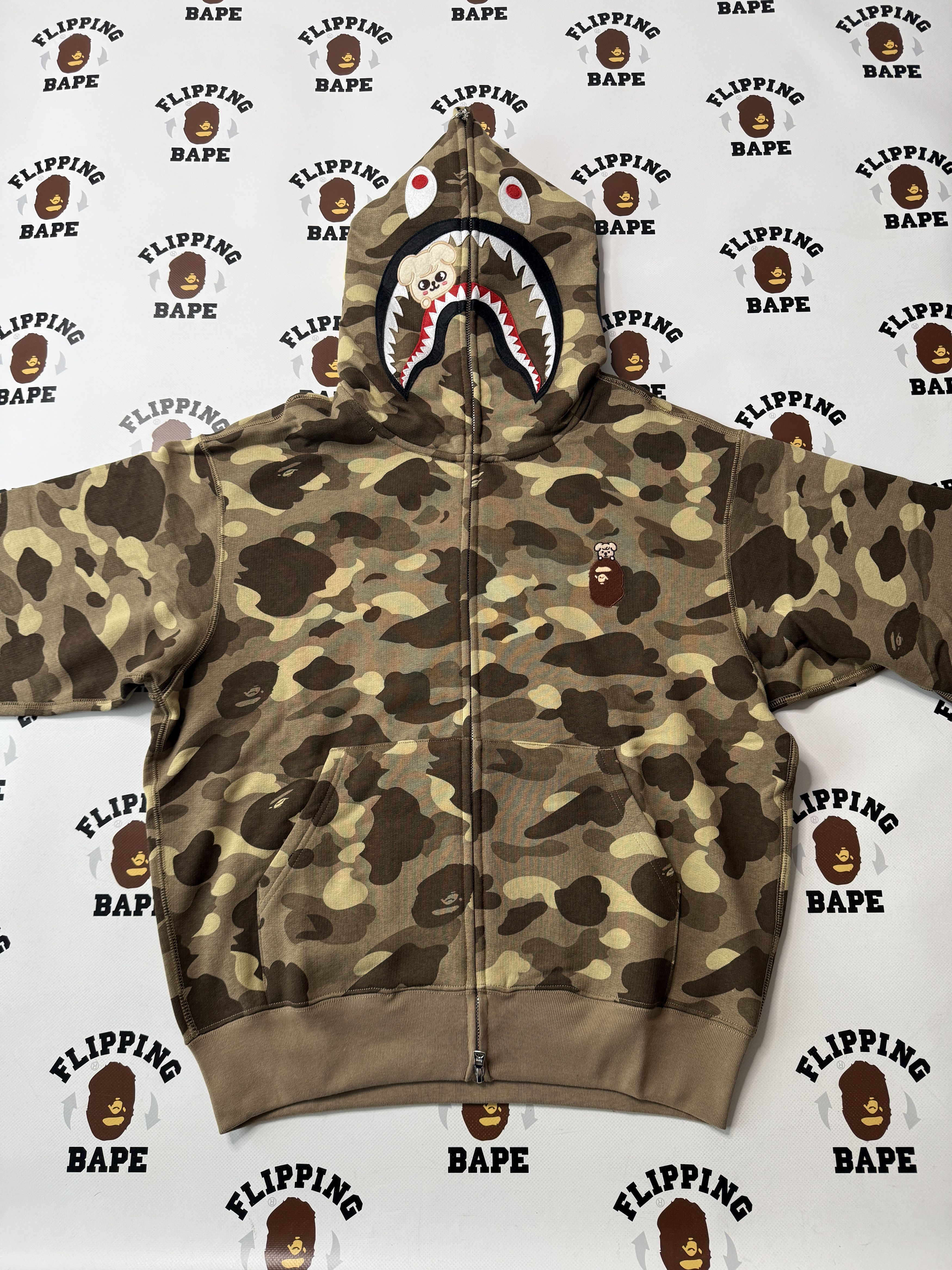 Bape BAPE X STRAYKIDS PUPPYM SHARK FULL ZIP HOODIE Size US S / EU 44-46 / 1 - 9 Thumbnail