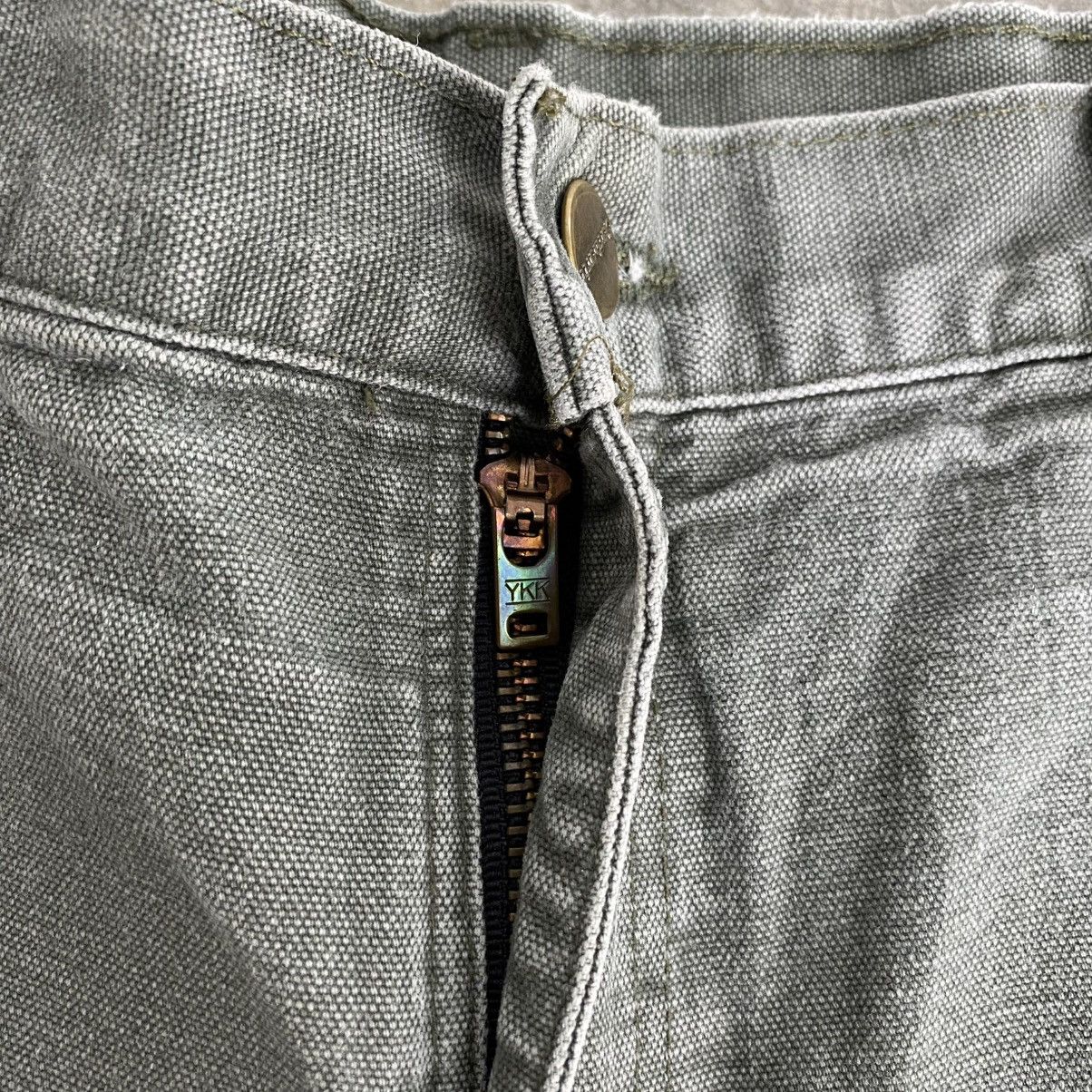 Carhartt VTG Carhartt Faded Moss Green Carpenter Baggy Shorts Jorts Size US 34 / EU 50 - 11 Thumbnail