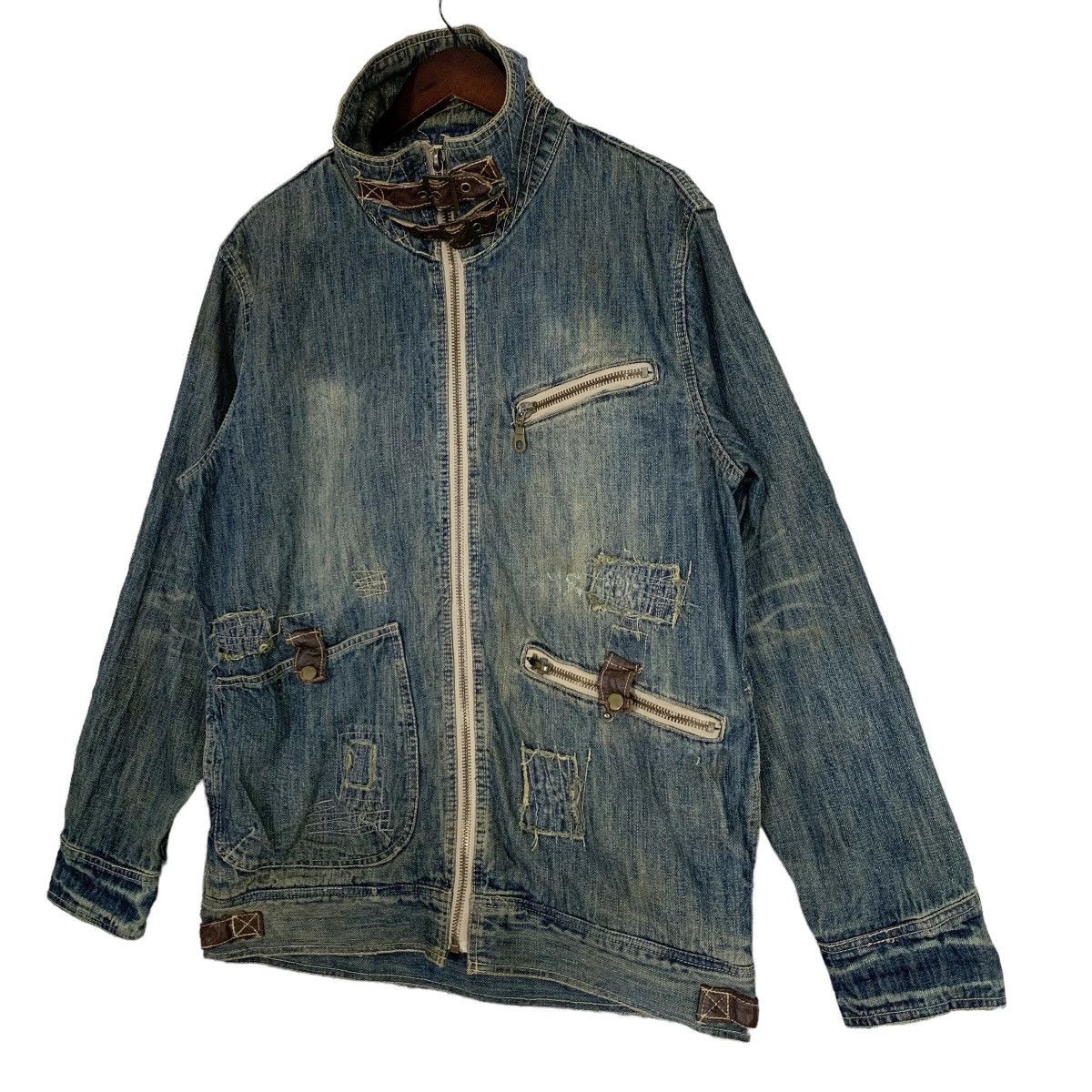 Vintage Vintage 80s Japanese Brand Denim Jacket Size M Size US M / EU 48-50 / 2 - 4 Thumbnail
