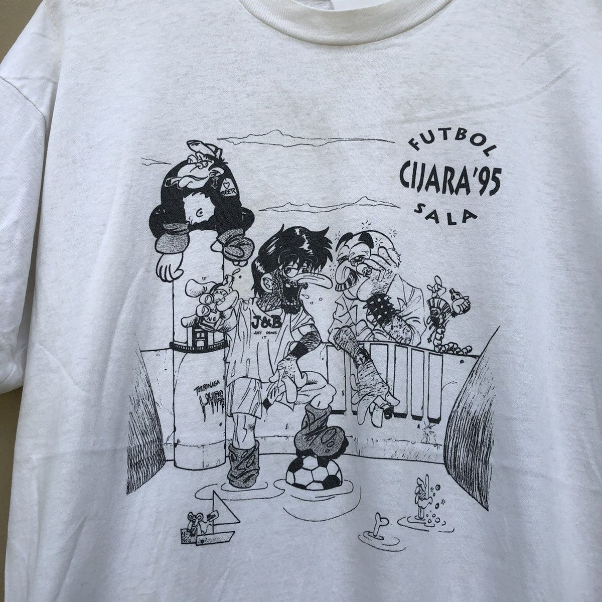 Vintage Vintage futbol 1995 t shirt Size US M / EU 48-50 / 2 - 2 Thumbnail