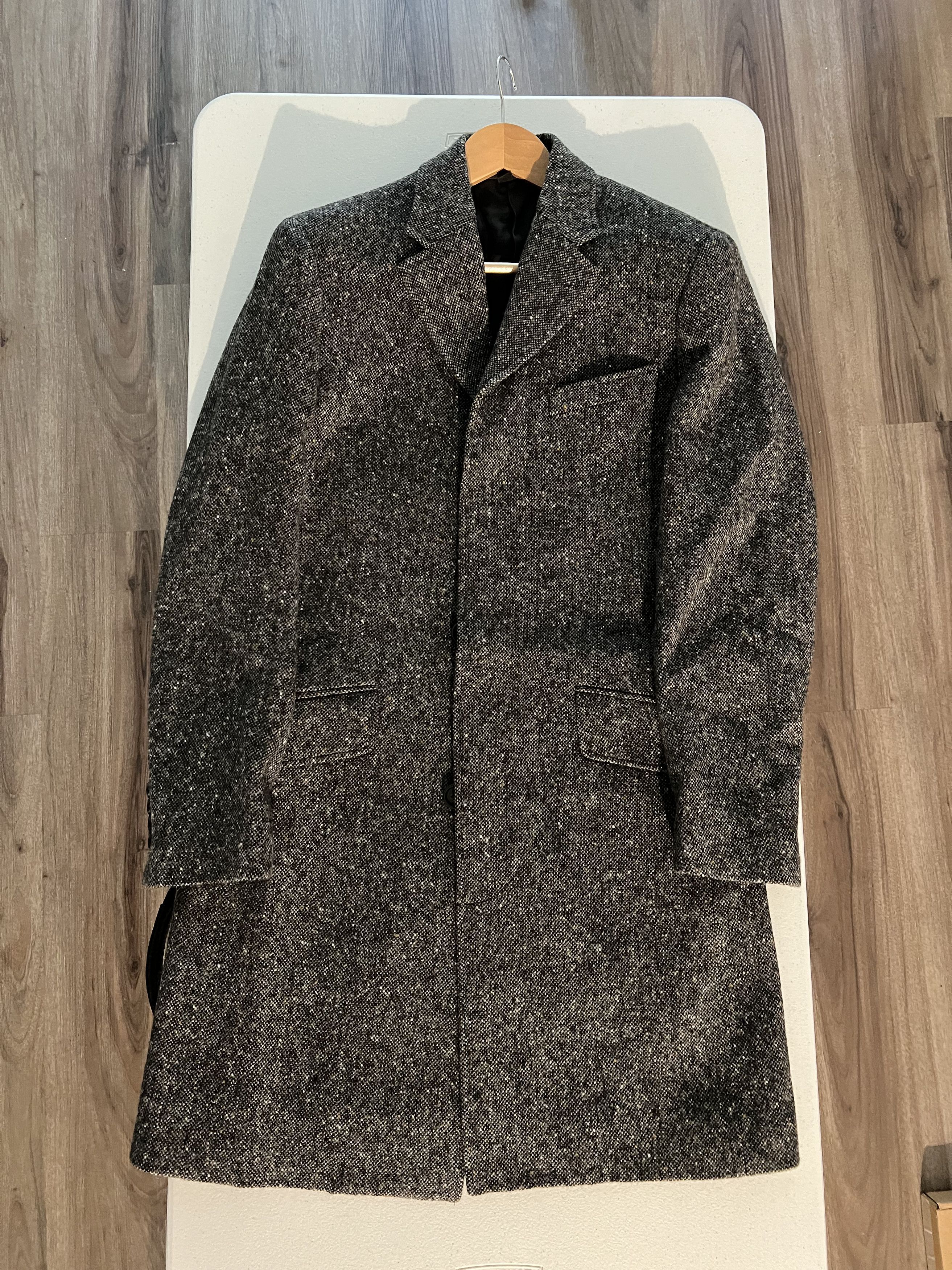 J.Crew LUDLOW TOPCOAT IN TEXTURED GREY TWEED Size US S / EU 44-46 / 1 - 4 Thumbnail