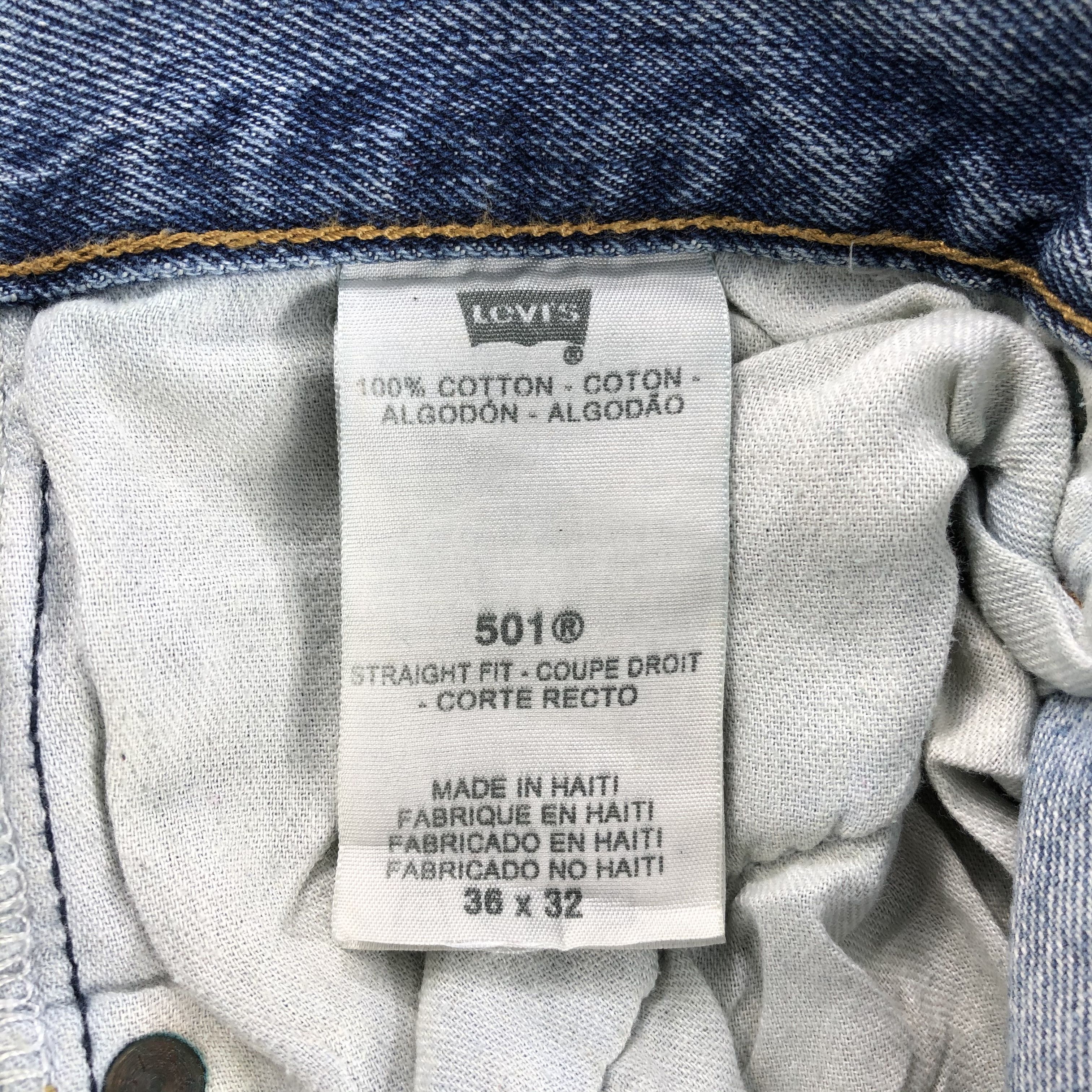 Levi's Vintage Light Wash Levis 501 Jeans-JM962 Size US 35 - 10 Thumbnail