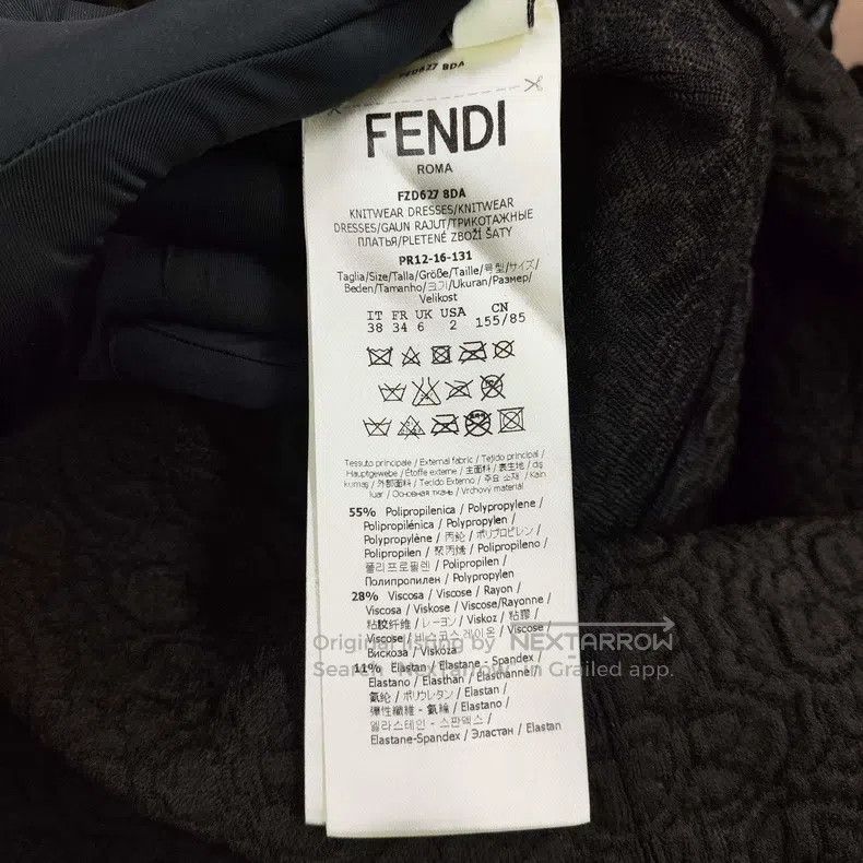 Fendi Fendi Solid cotton dress, black Size XS / US 0-2 / IT 36-38 - 6 Thumbnail