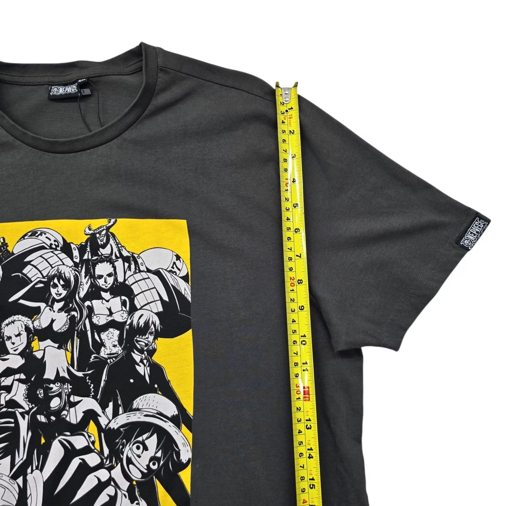 Vintage Piombo One Piece Anime Black XXL T-Shirt Italy Cotton Blend Size US XXL / EU 58 / 5 - 6 Thumbnail