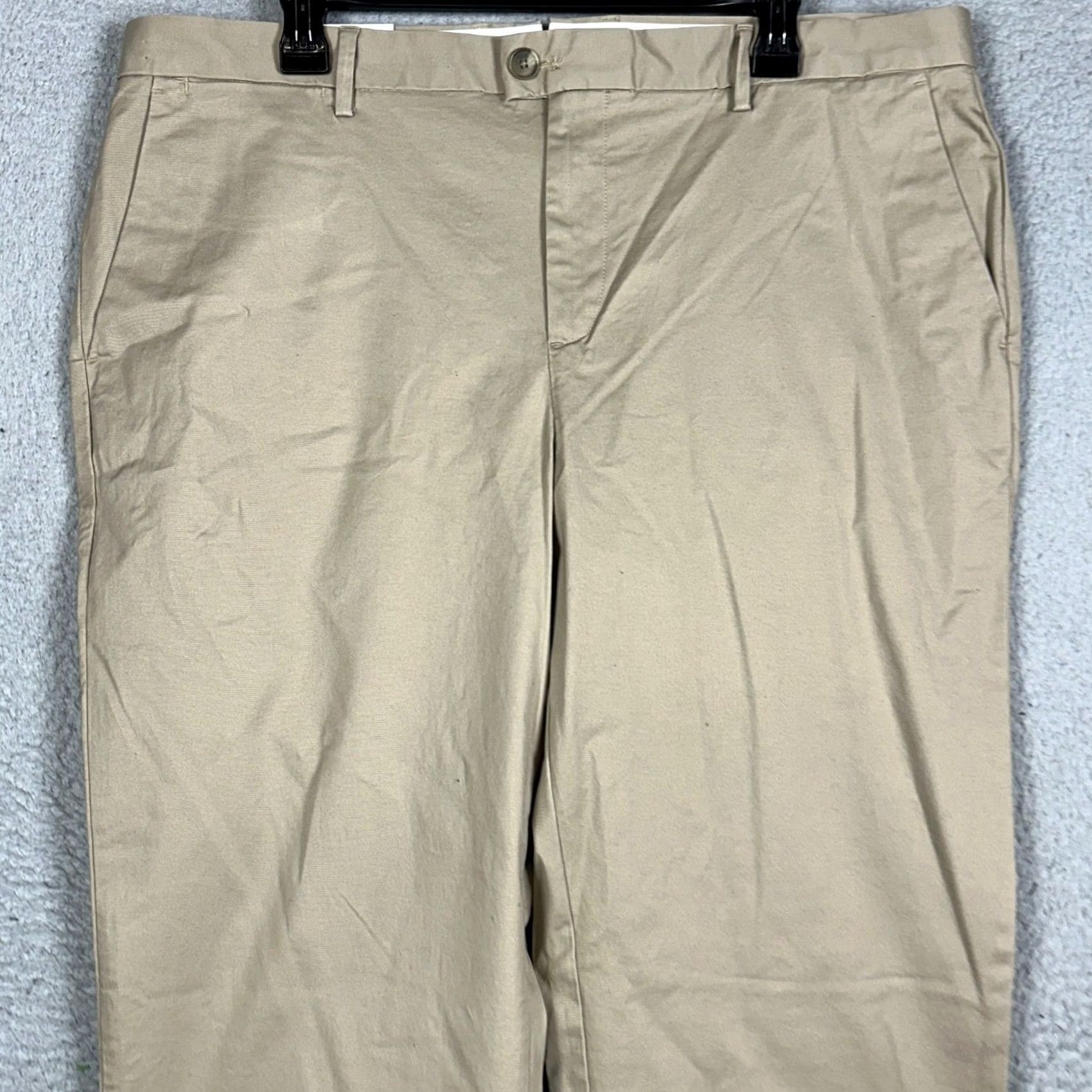 Calvin Klein Calvin Klein Refined Stretch Chino Pants Mens 38X32 Beige Taupe Slim Fit Business Casual shirts? Size US 38 / EU 54 - 3 Thumbnail
