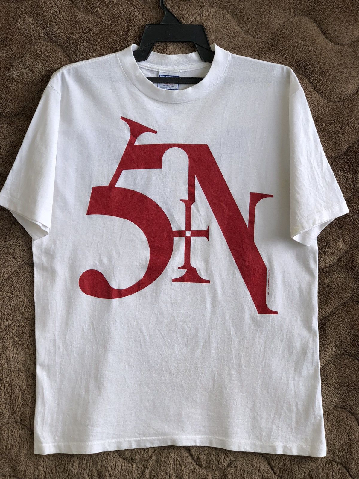 Band Tees × Vintage Rare Vintage 90s Nine Inch Nails SIN Tee | Grailed