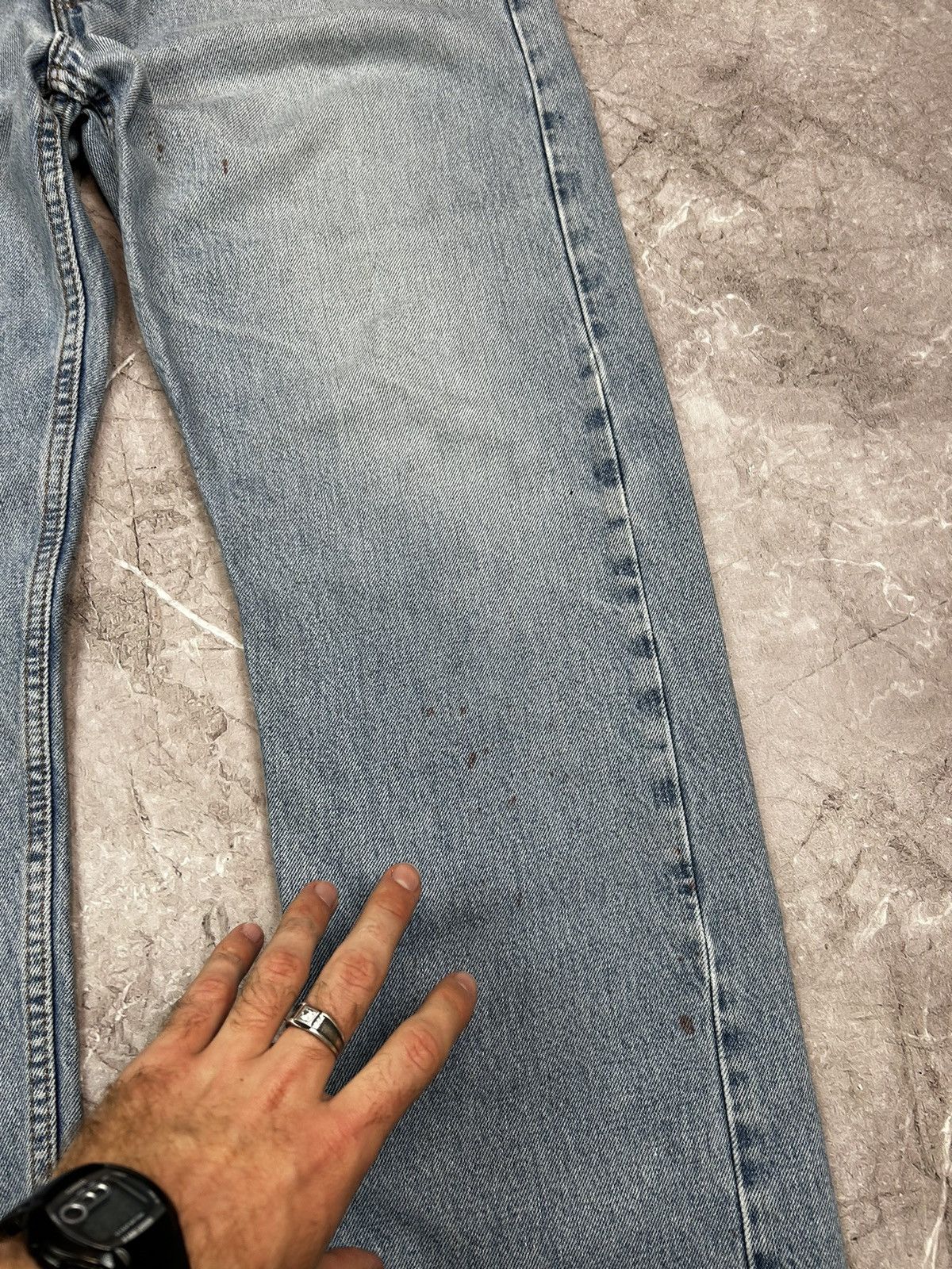 Levi's × Vintage Vintage Levis505 90s Distressed Size US 36 / EU 52 - 6 Thumbnail
