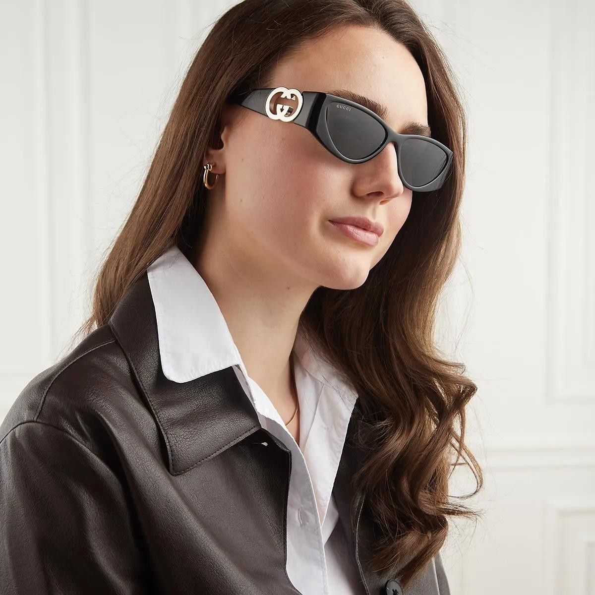 Gucci NEW GUCCI GG1824S 001 WOMEN BLACK SUNGLASSES GUCCI Size ONE SIZE - 7 Thumbnail