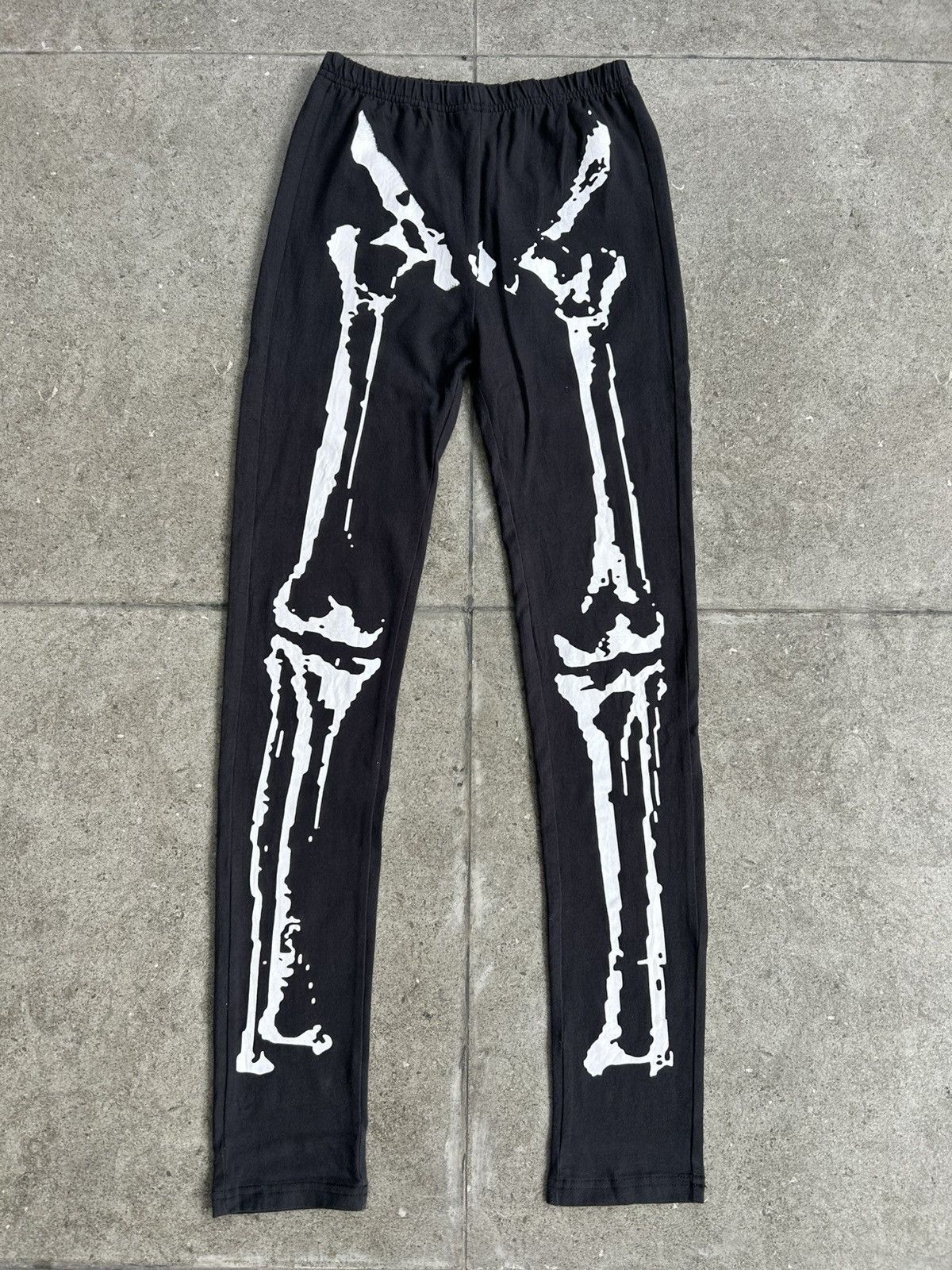 AC/DC ACDC RAG Skeleton Halloween Legging Size fit 22” to 26” Size 26" / US 2 / IT 38 - 1 Thumbnail