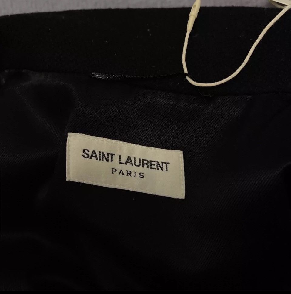 Saint Laurent Paris Saint Laurent Black And White Wool Lapel Jacket Size US M / EU 48-50 / 2 - 3 Thumbnail