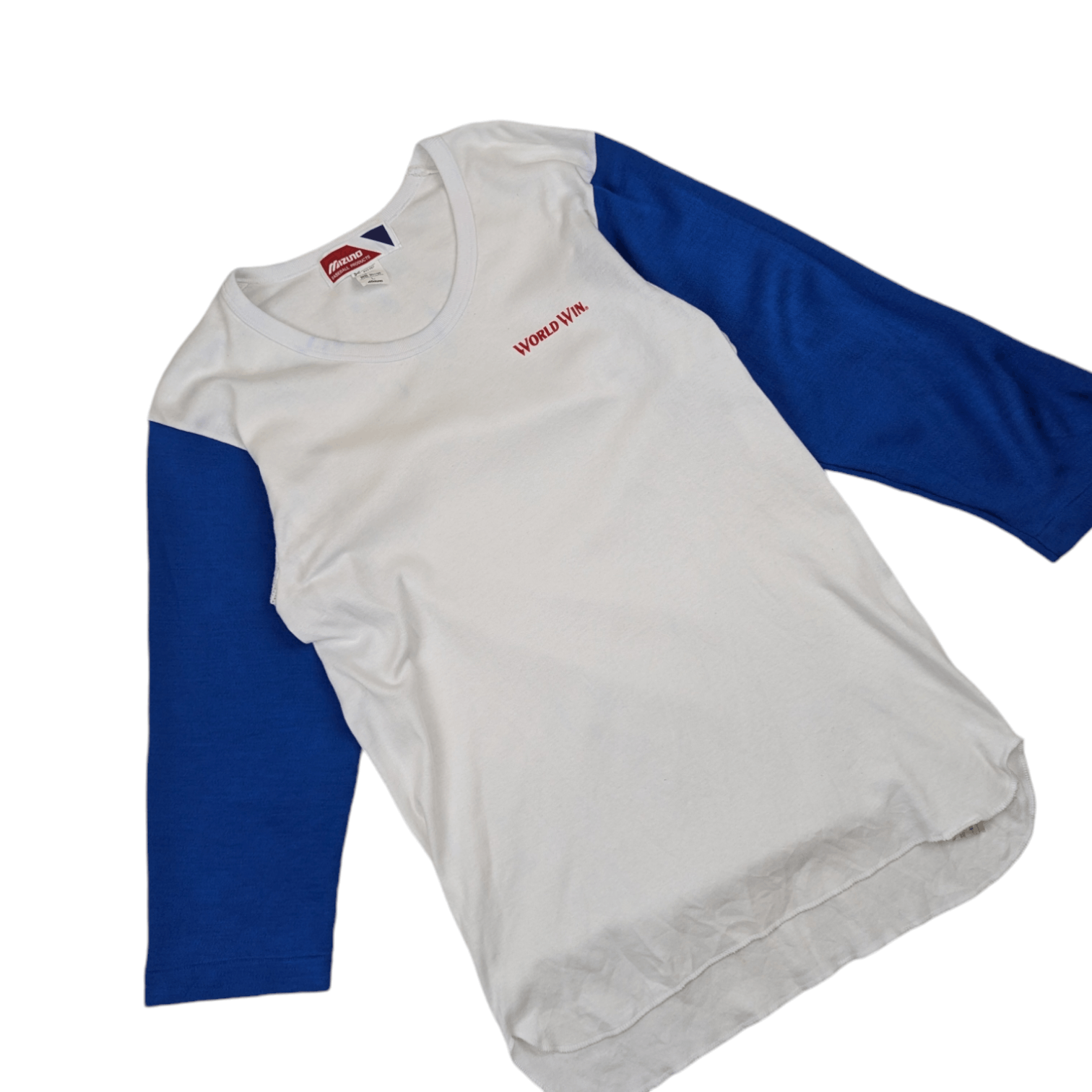 Mizuno Vintage 80's MIZUNO Baseball Raglan T-Shirt Single Stitches Size US S / EU 44-46 / 1 - 3 Thumbnail