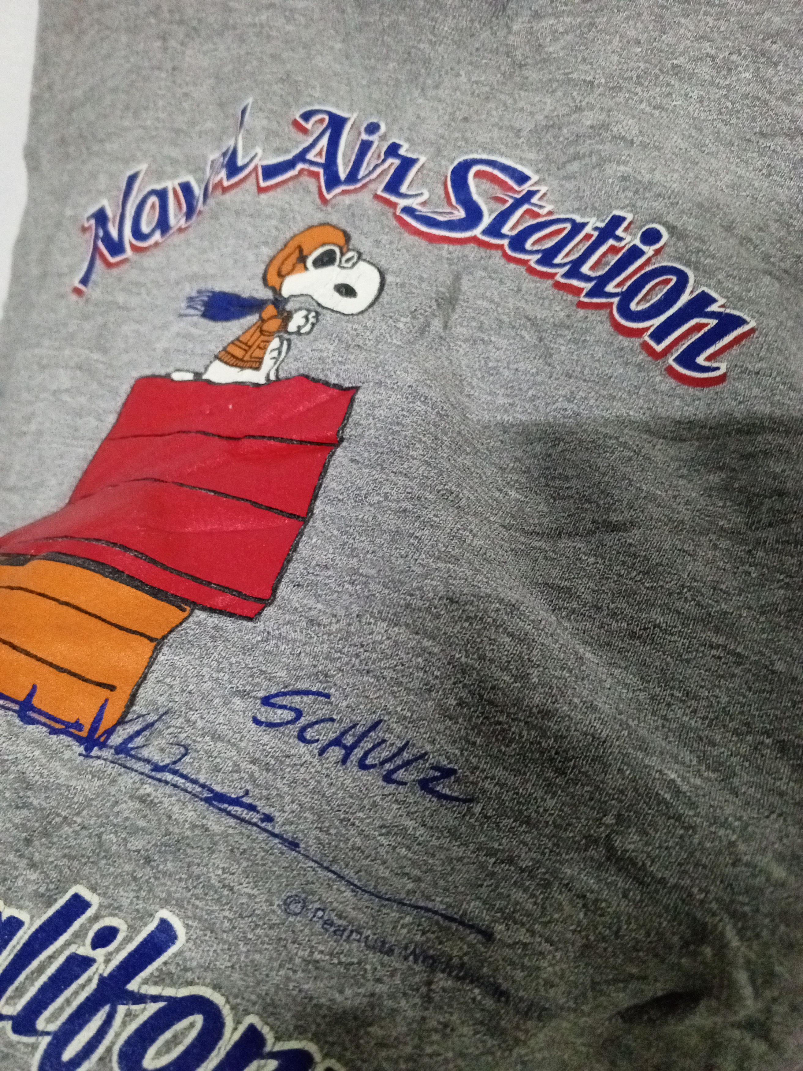 Buzz Rickson's ♨️rare80s peanuts (military naval air station ) Size US L / EU 52-54 / 3 - 11 Thumbnail
