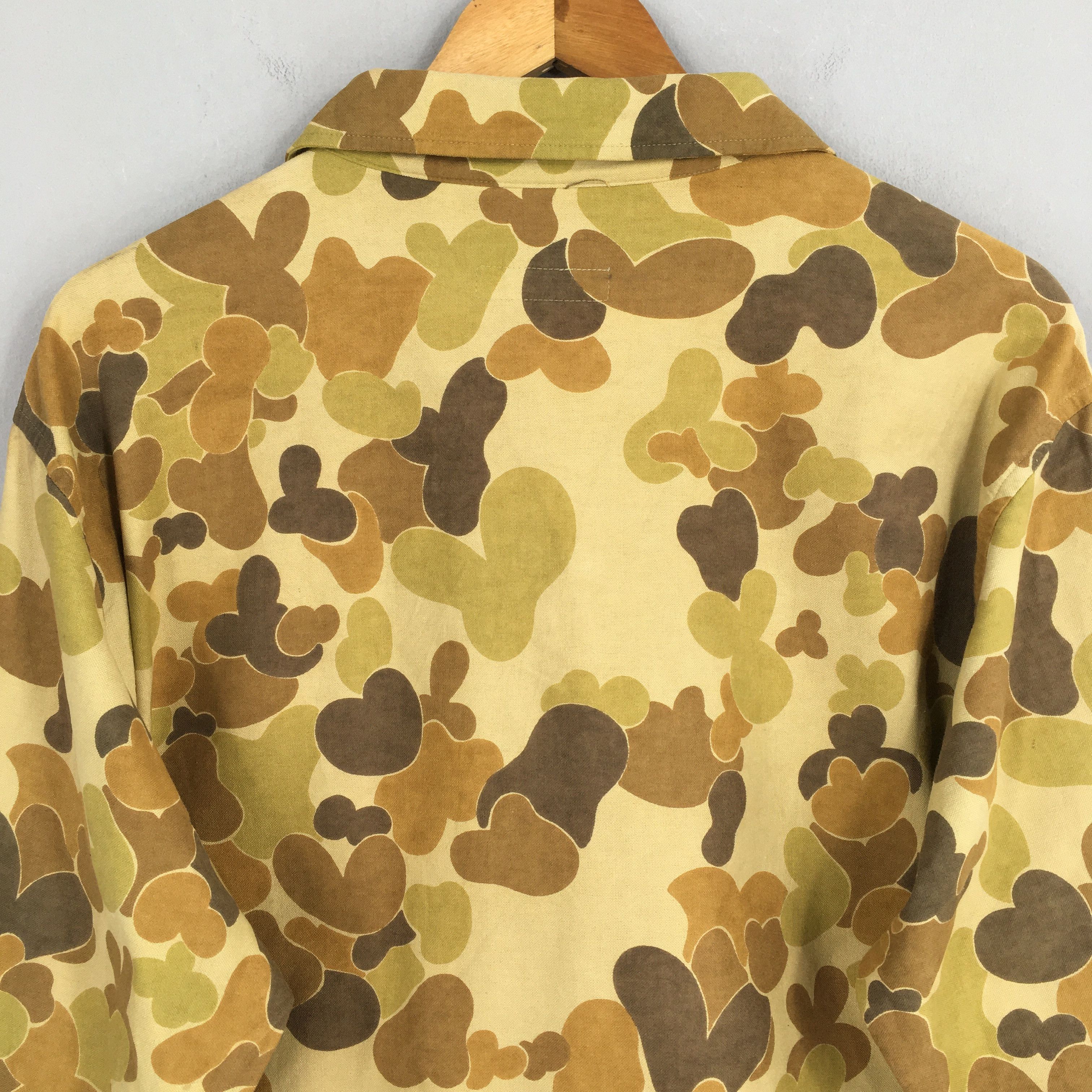 Vintage Vintage Camouflage Duck Hunter Brown Pullover Shirt L Size US L / EU 52-54 / 3 - 8 Thumbnail