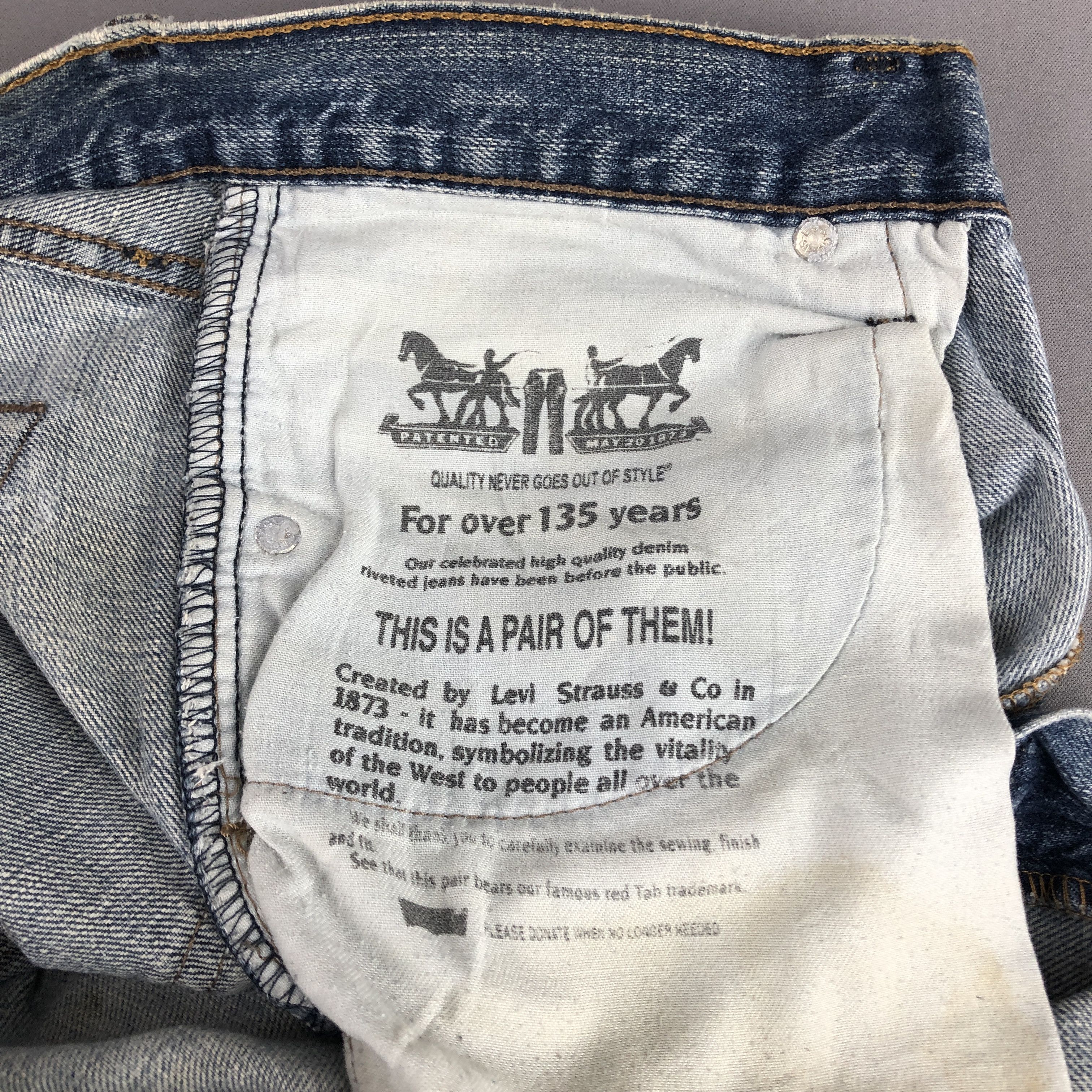 Vintage Dirty Levis 527 Flare Jeans Bootcut Denim BS47133