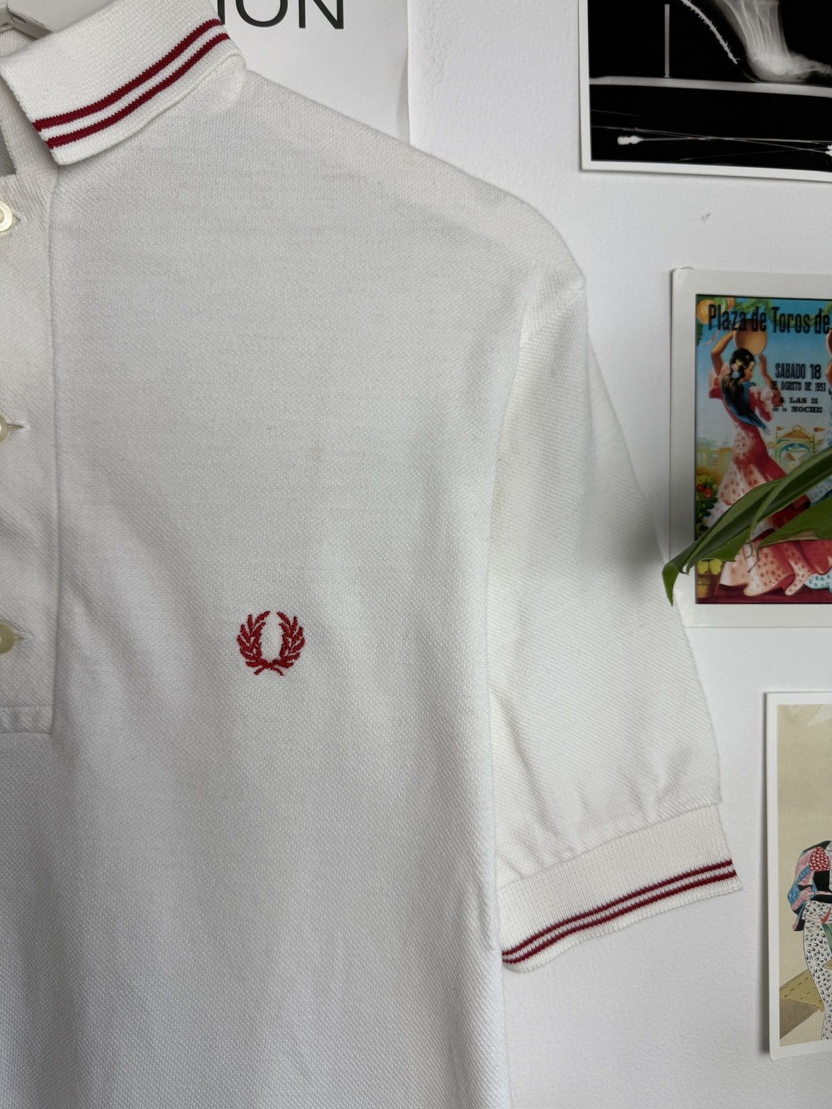 Fred Perry × Vintage Vintage 90s Fred Perry white polo t-shirt S punk designer y2k Size US S / EU 44-46 / 1 - 4 Thumbnail
