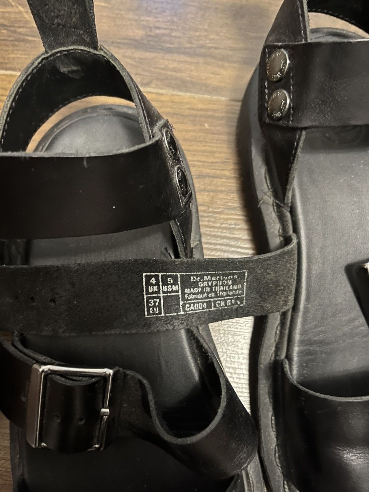 Dr. Martens Gryphon brando leather sandals dr. Martens Size US 7 / IT 37 - 7 Thumbnail