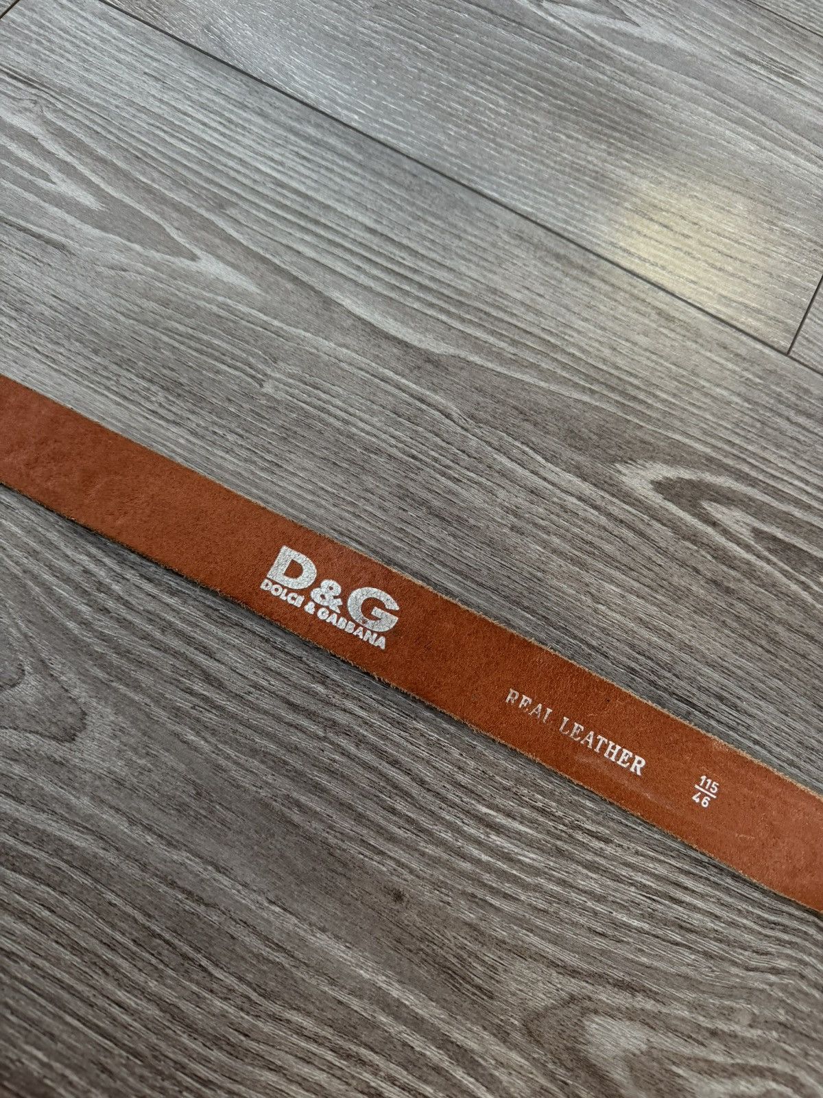 Dolce & Gabbana Rare Vintage D&G Dolce&Gabbana 115 Leather Belt Size ONE SIZE - 14 Thumbnail