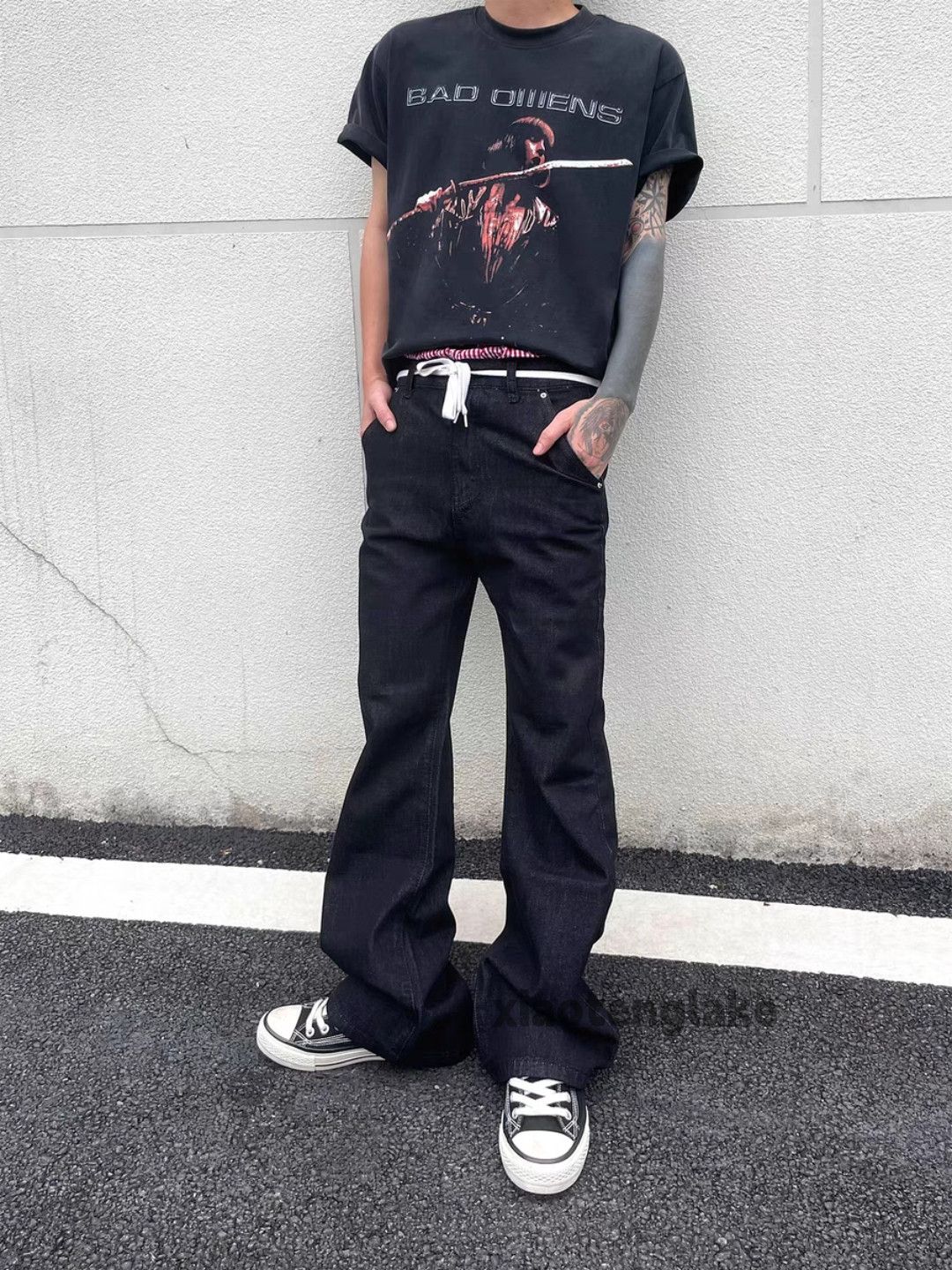 Jean Unisex outdoor utility punk yuppie grunge jeans Size US 32 / EU 48 - 6 Thumbnail