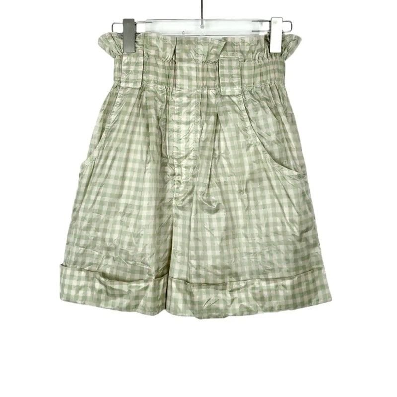 Fendi Fendi Green Silk Women's Shorts 0089 Size 23" - 1 Thumbnail