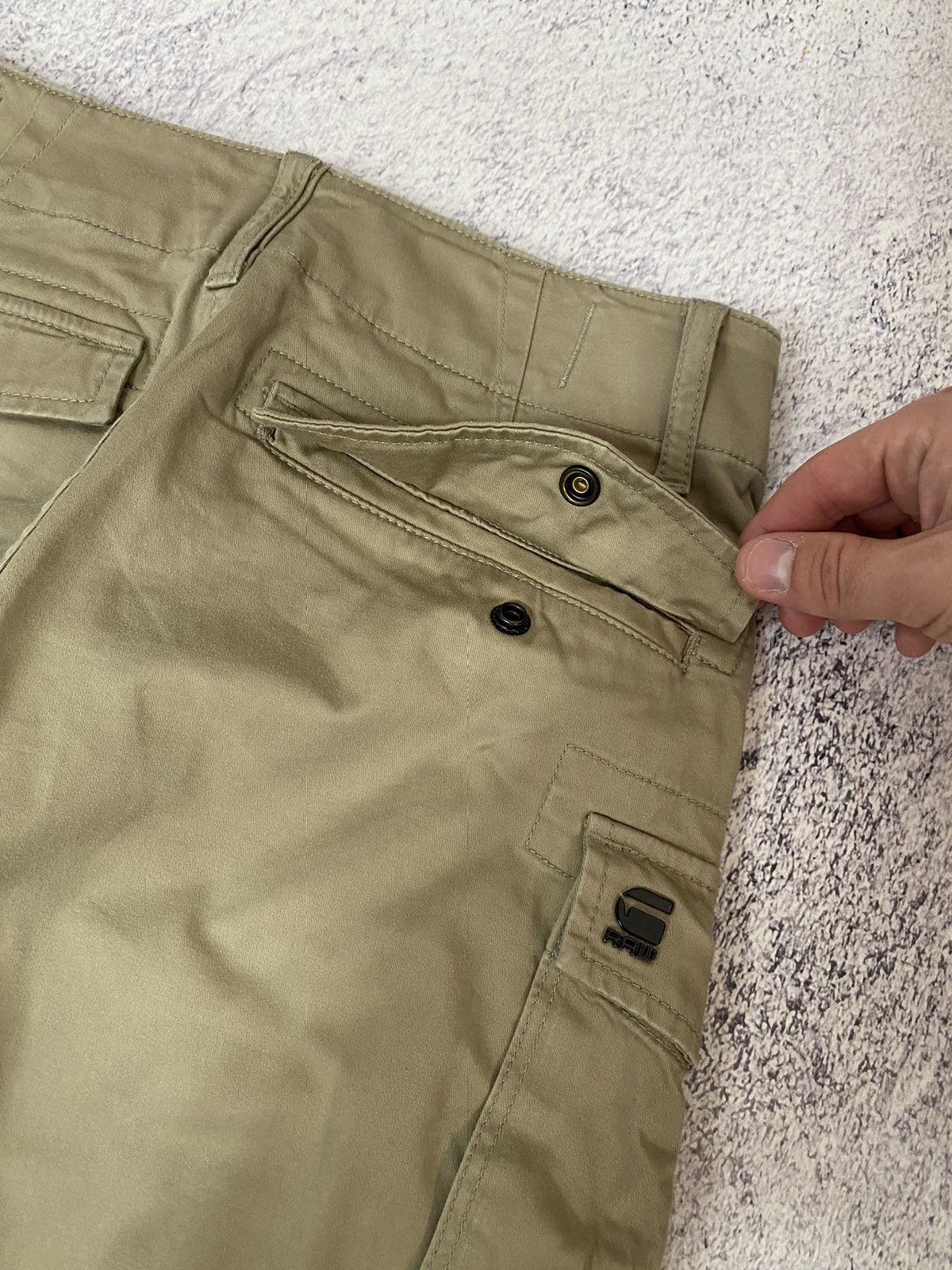 G-Star G-Star Raw Rovic Zip 3D Regular Tapered Cargo Utility Pants Size US 30 / EU 46 - 11 Thumbnail