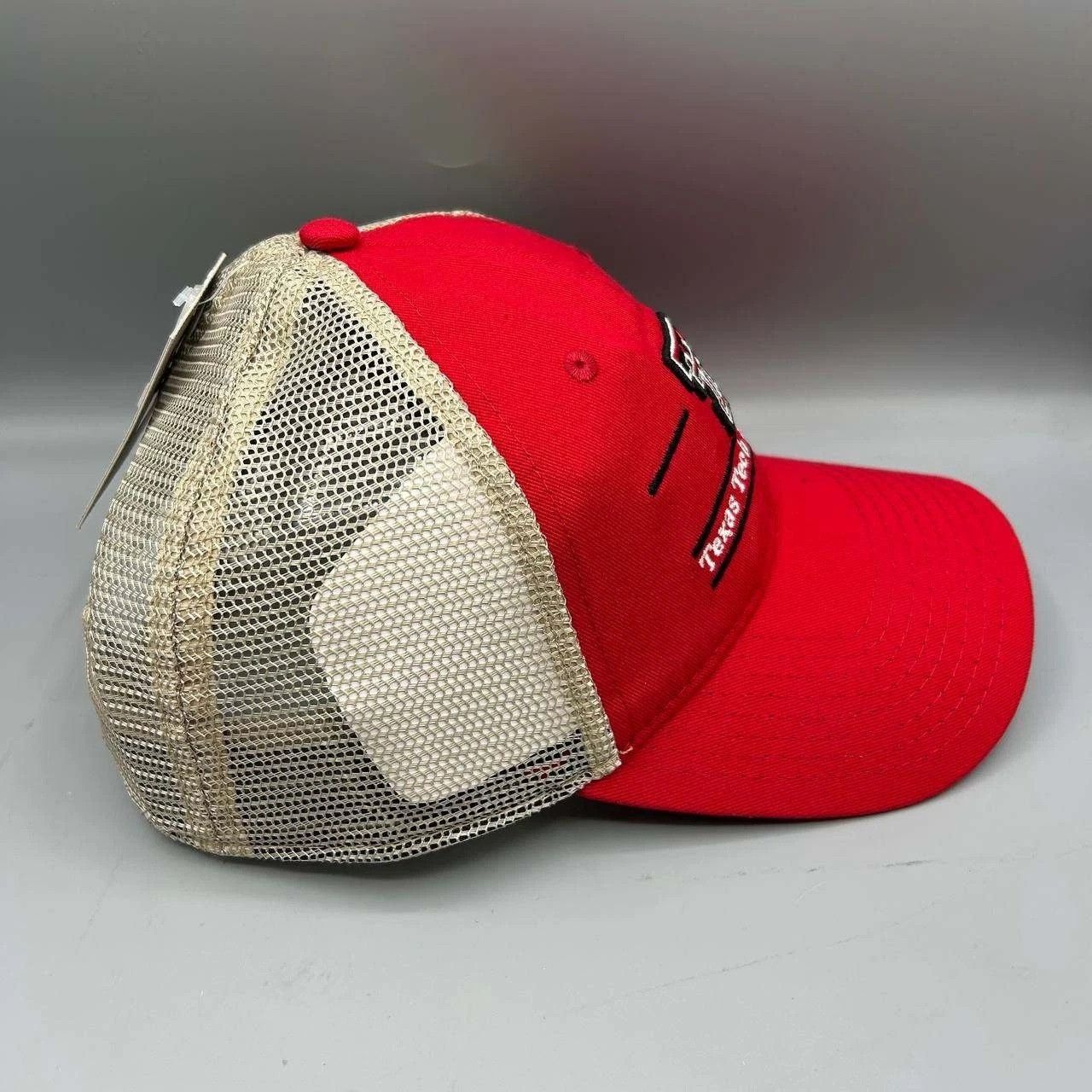 The Game Texas Tech Red Raiders Trucker Hat Men Red NCAA Snap Back Size ONE SIZE - 5 Thumbnail