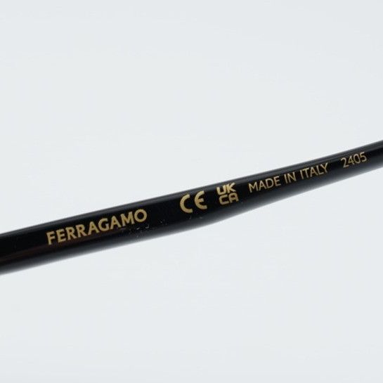 Salvatore Ferragamo Salvatore Ferragamo SF2225 038 Eyeglasses Black 53mm Frame Size ONE SIZE - 4 Thumbnail