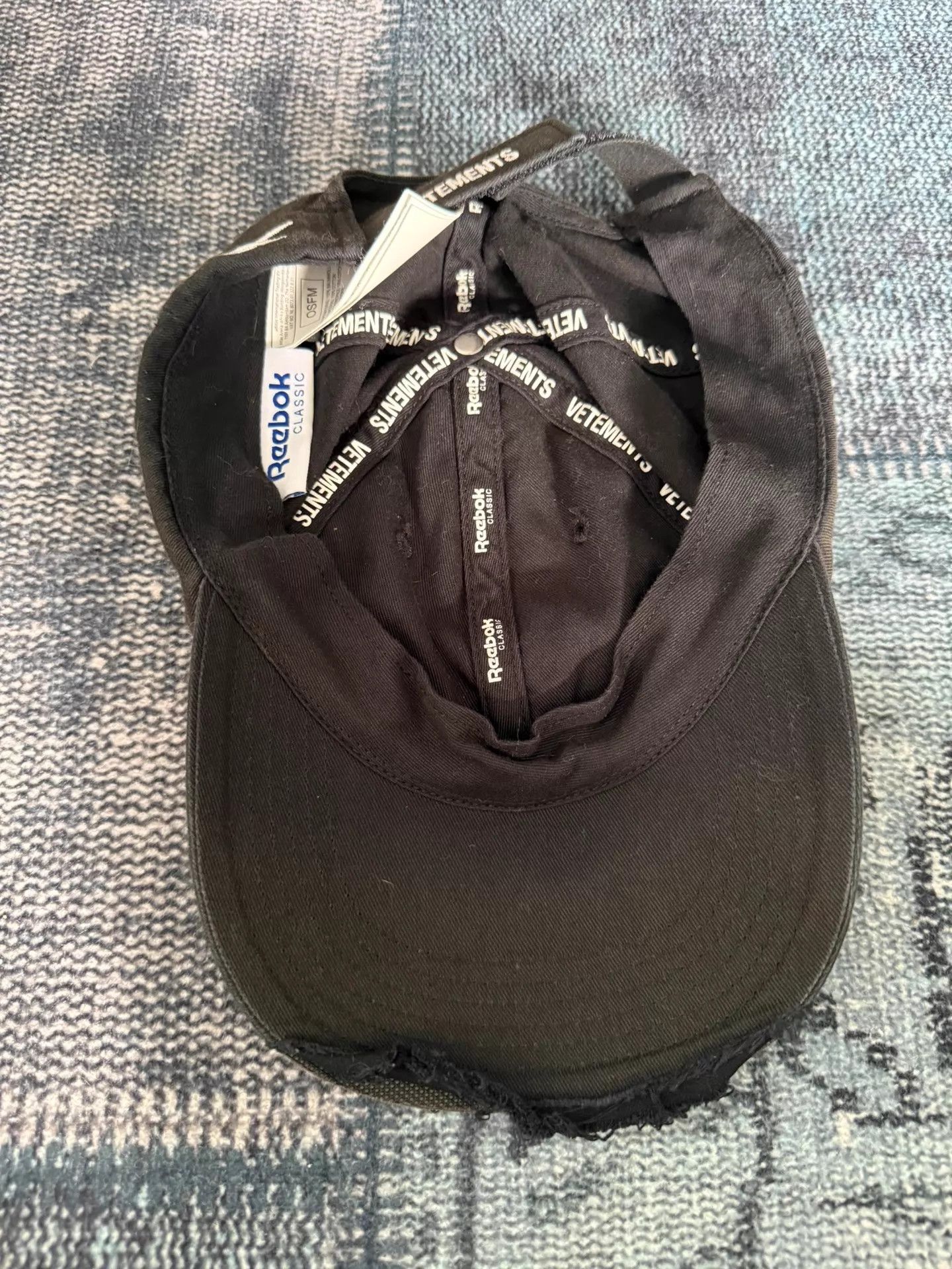 Vetements Vetements 18AW Saturday Distressed Cap - Like New Size ONE SIZE - 2 Thumbnail