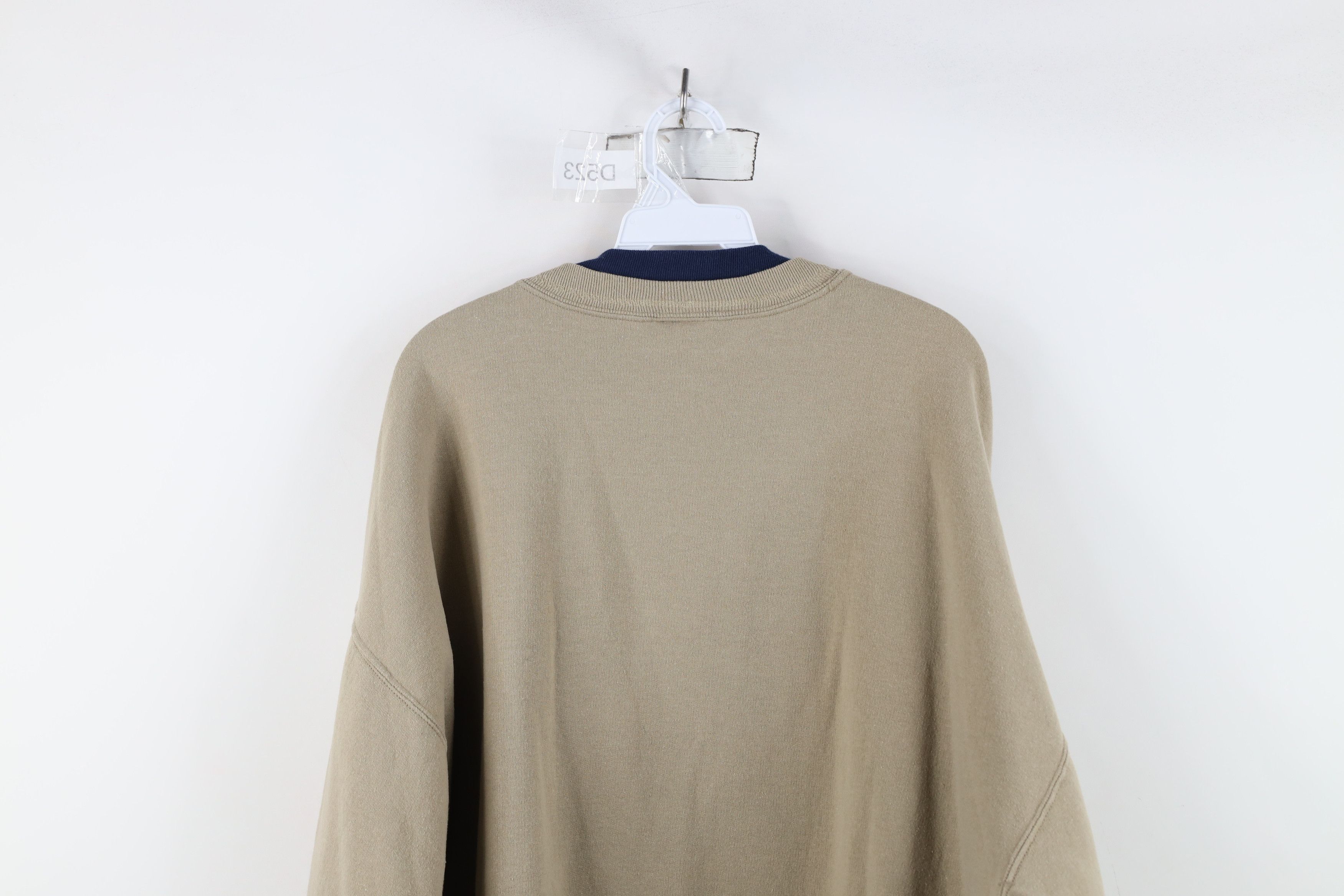 Vintage Vintage 90s Patchwork Bear Heart Layered Sweatshirt Brown Size XXL / US 16-18 / IT 52-54 - 10 Thumbnail