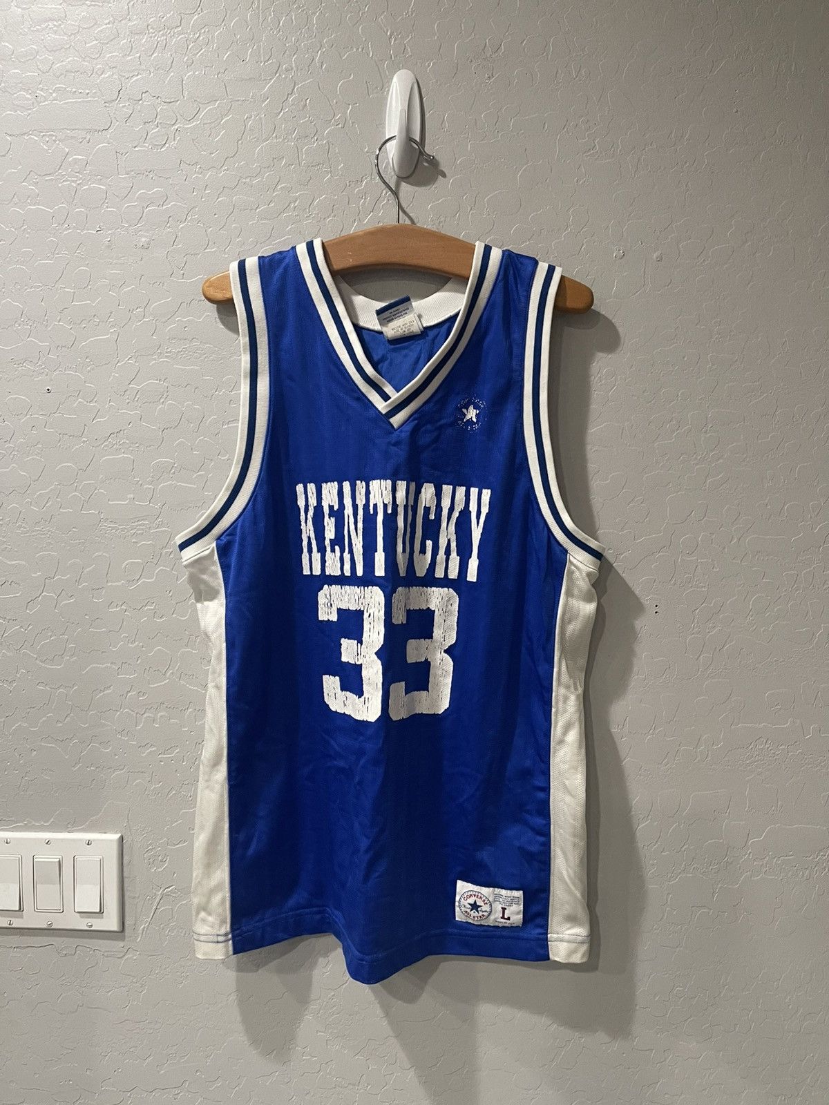 Vintage Converse Kentucky Wildcats Ron Mercer Jersey Large