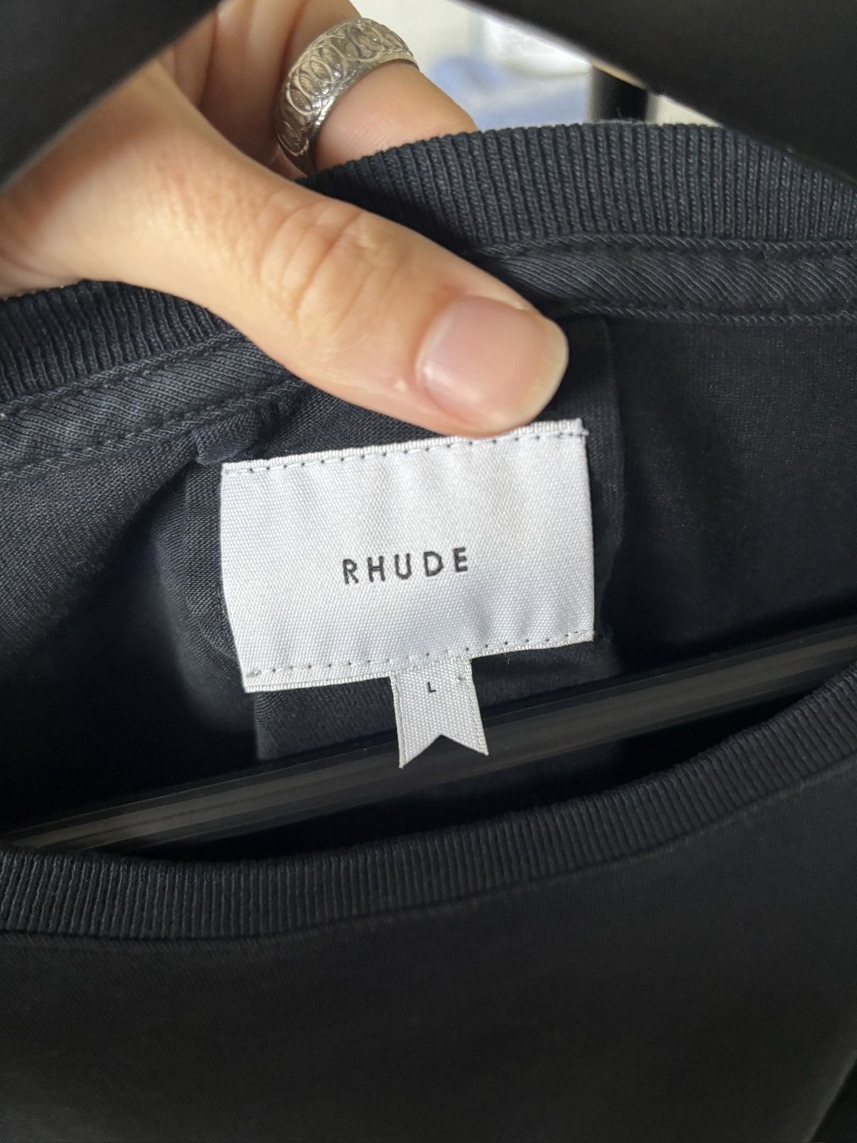 Rhude RHUDE | RALLYE CAR LOGO TEE Size US L / EU 52-54 / 3 - 8 Thumbnail